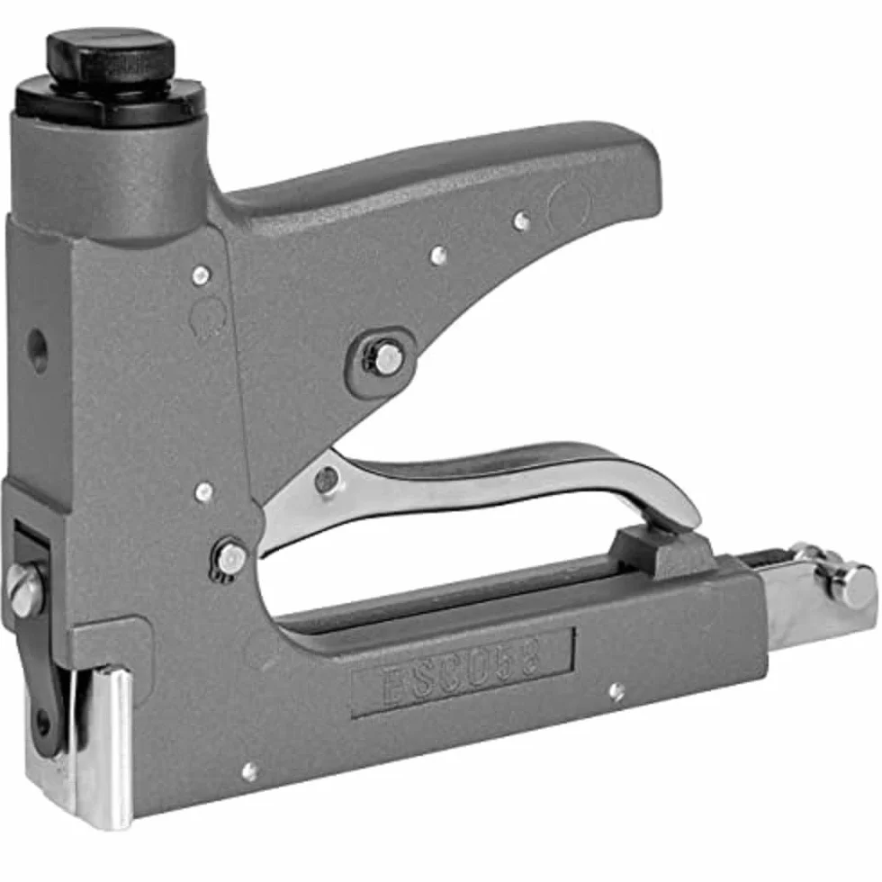 Esco 58 - Grapadora manual para tapicería, resistente con palanca de tracción, para grapas tipo 58, 4-14 mm