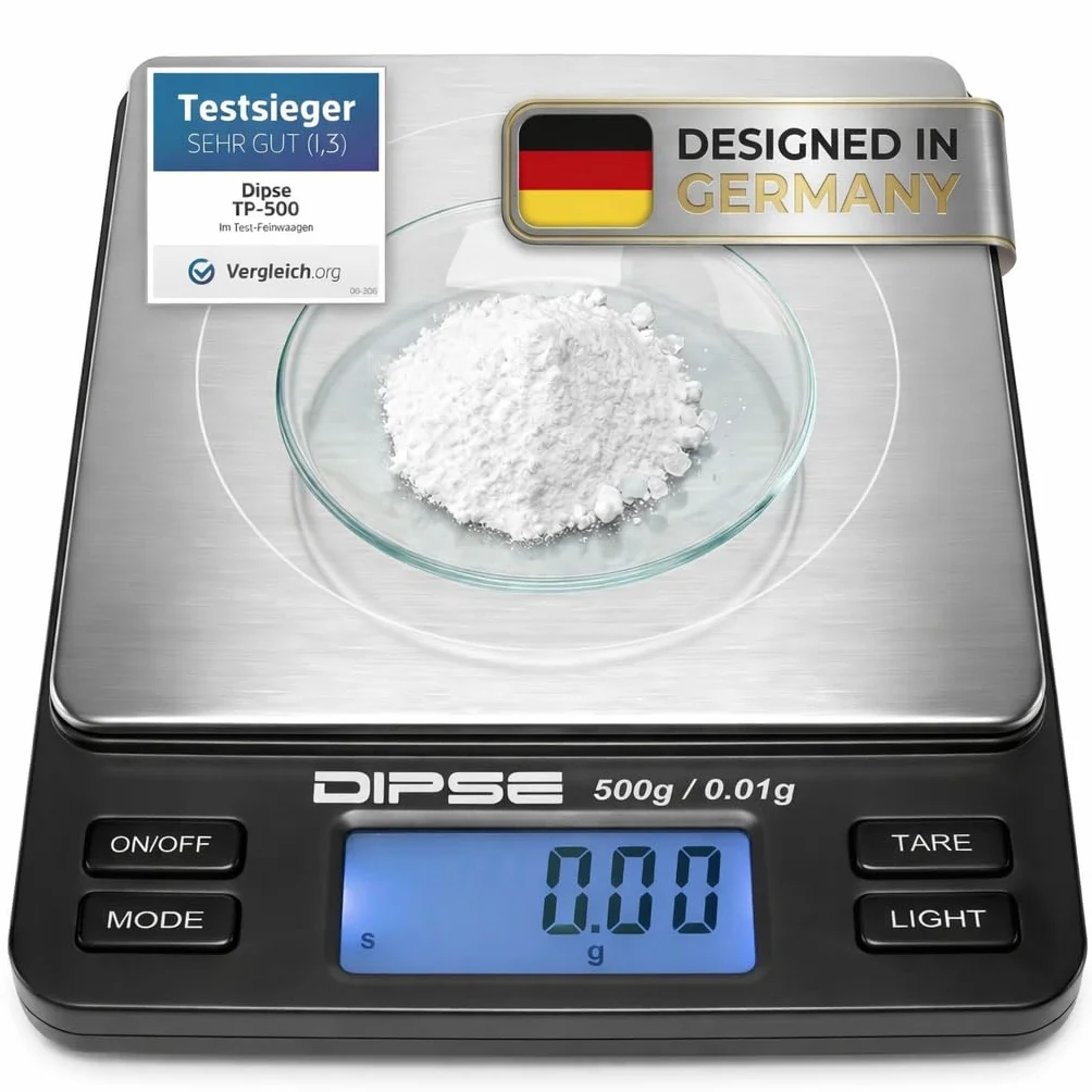 Digital Scales TP Series 500 g x 0.01 g High-Precision Pocket Scale Gold Scale