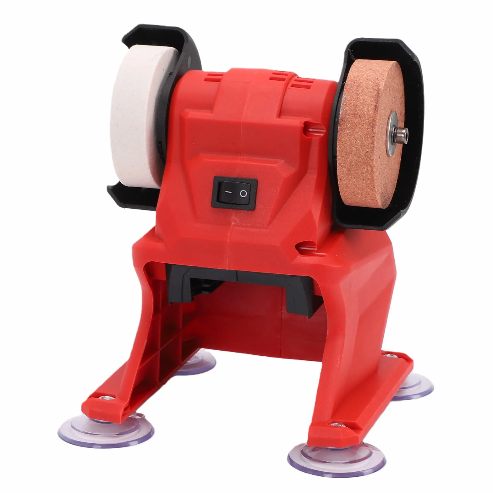 Yosoo Health Gear Amoladora de Banco Mini Rectificadora Eléctrica con Motor Totalmente de Cobre 150W 5500RPM Ruedas de Corindón Dobles para Afilar Joyas de Madera y Metal