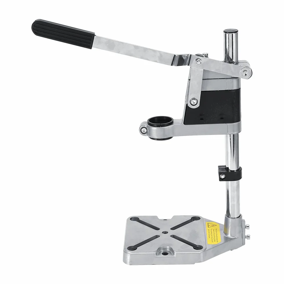Soporte Taladro Vertical, Columna para Taladro, Soporte para Taladro de Columna, Multifuncional Soporte para Taladro Eléctrico con Abrazadera para uso Doméstico o en la Tienda con Base
