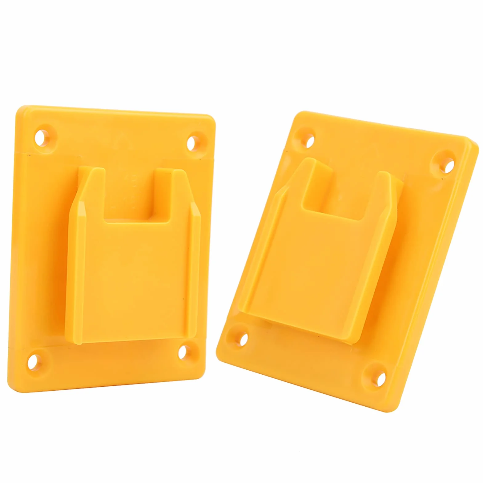 Fafeicy Base de Soporte de 2 Piezas, Base de Soporte de máquina de Herramientas eléctricas, Adecuado para M18 18V/DEWALT 20V(Amarillo)