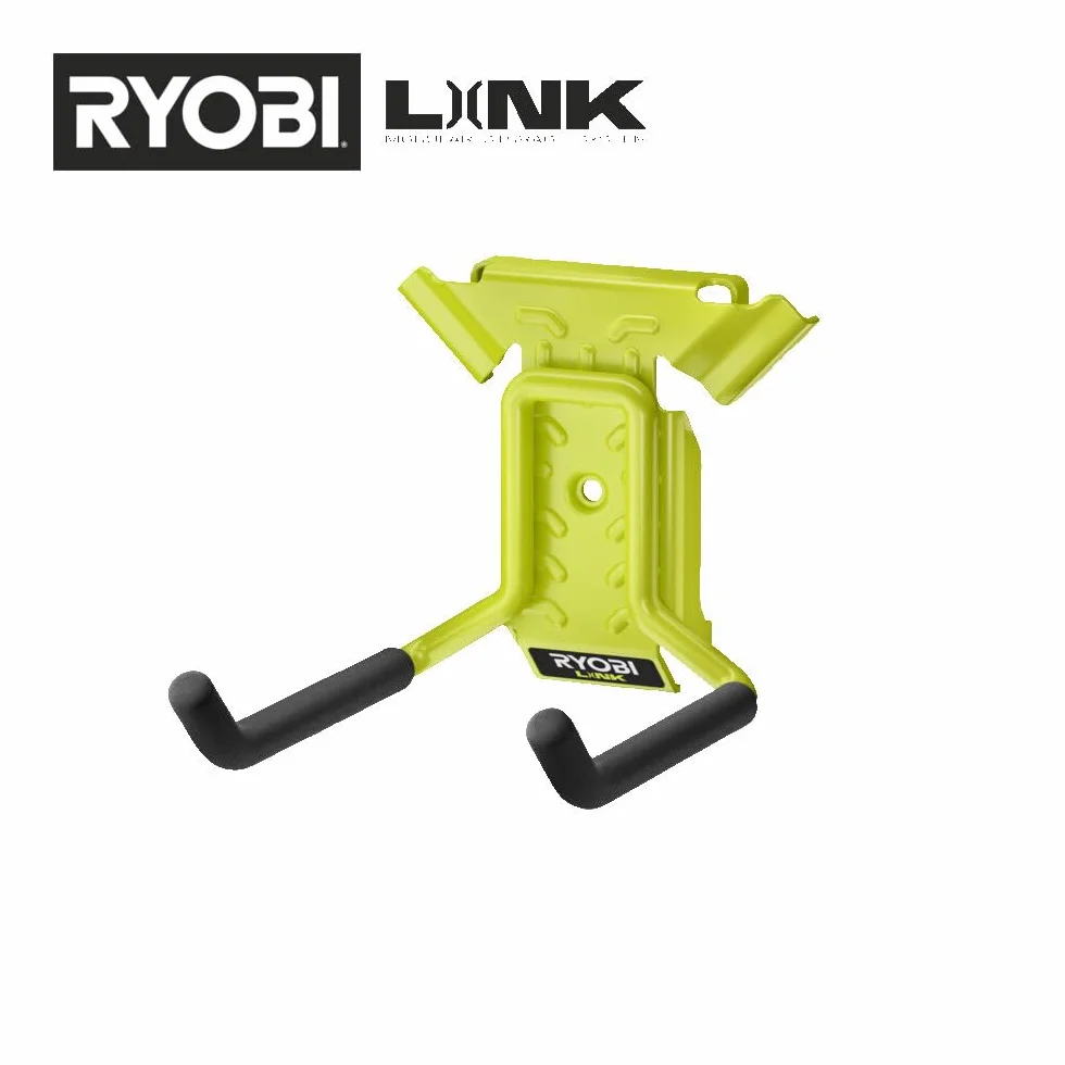 Ryobi – Kit de acoplamiento completo Link, almacenamiento para garaje y taller (7 piezas) – Syteme LINK – RSLWPK-7PC, verde y antracita