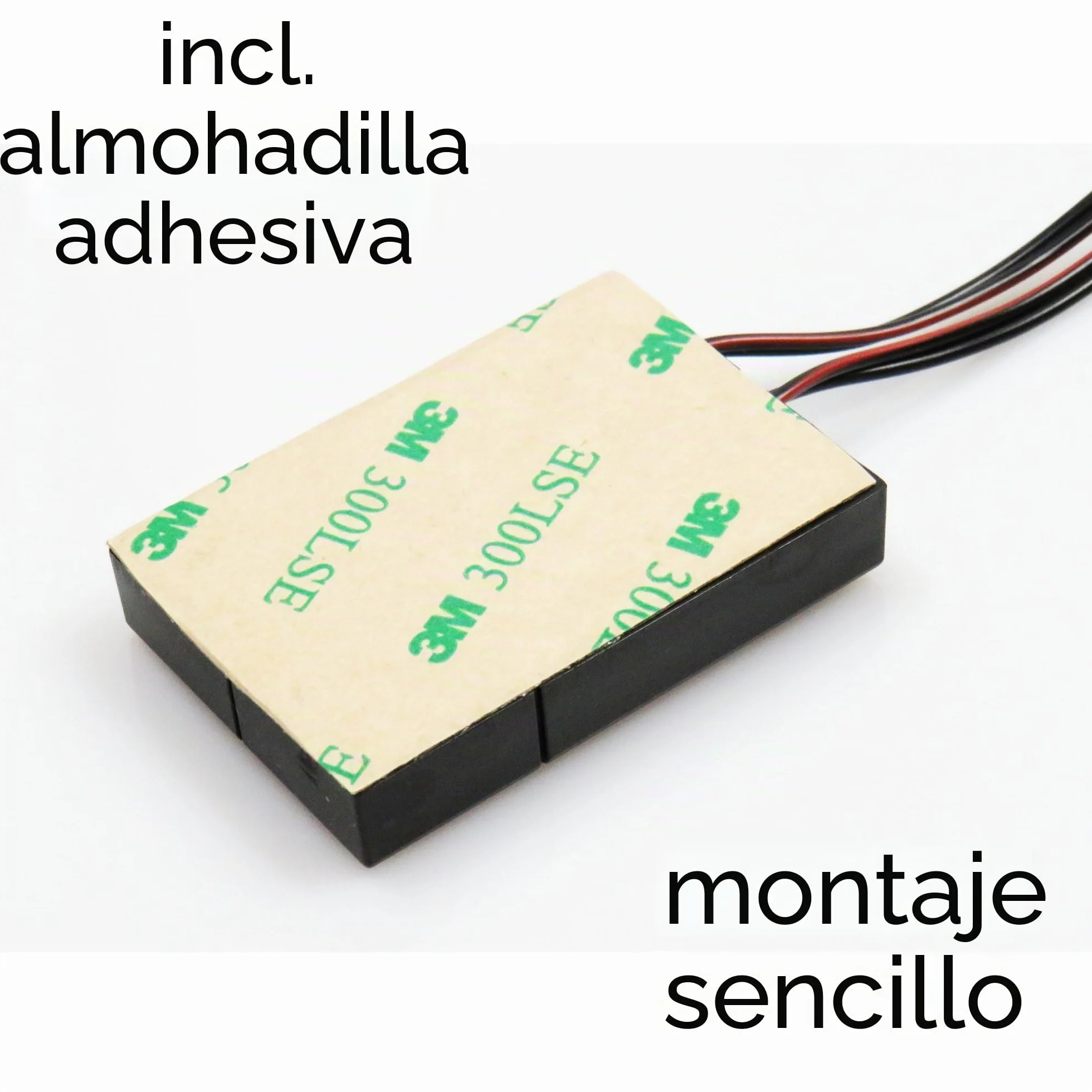 Interruptor táctil led atenuable de madera invisible 12 V/50 W / 4,16 A como máximo, empotrable en muebles