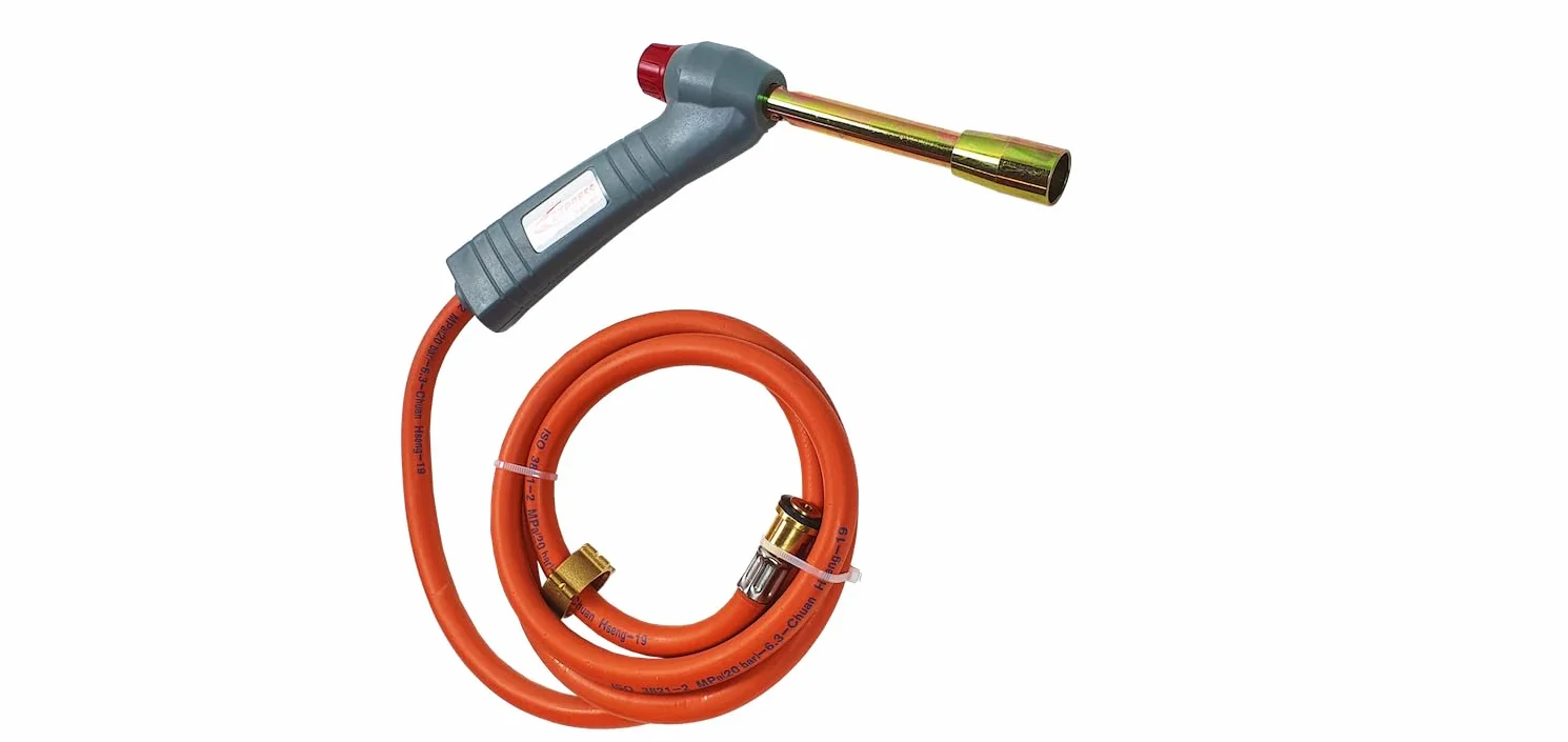 Soplete Gas Butano - Soplete Fontanero Profesional Estandar - Caudal de Gas 312 (g/h) - Potencia 4,3 kW - Quemador de Gas Resistente y Versatil - Quemador de Llama - EXPRESS