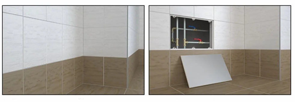 Havos - Puerta de inspección (500 x 330 mm), color blanco