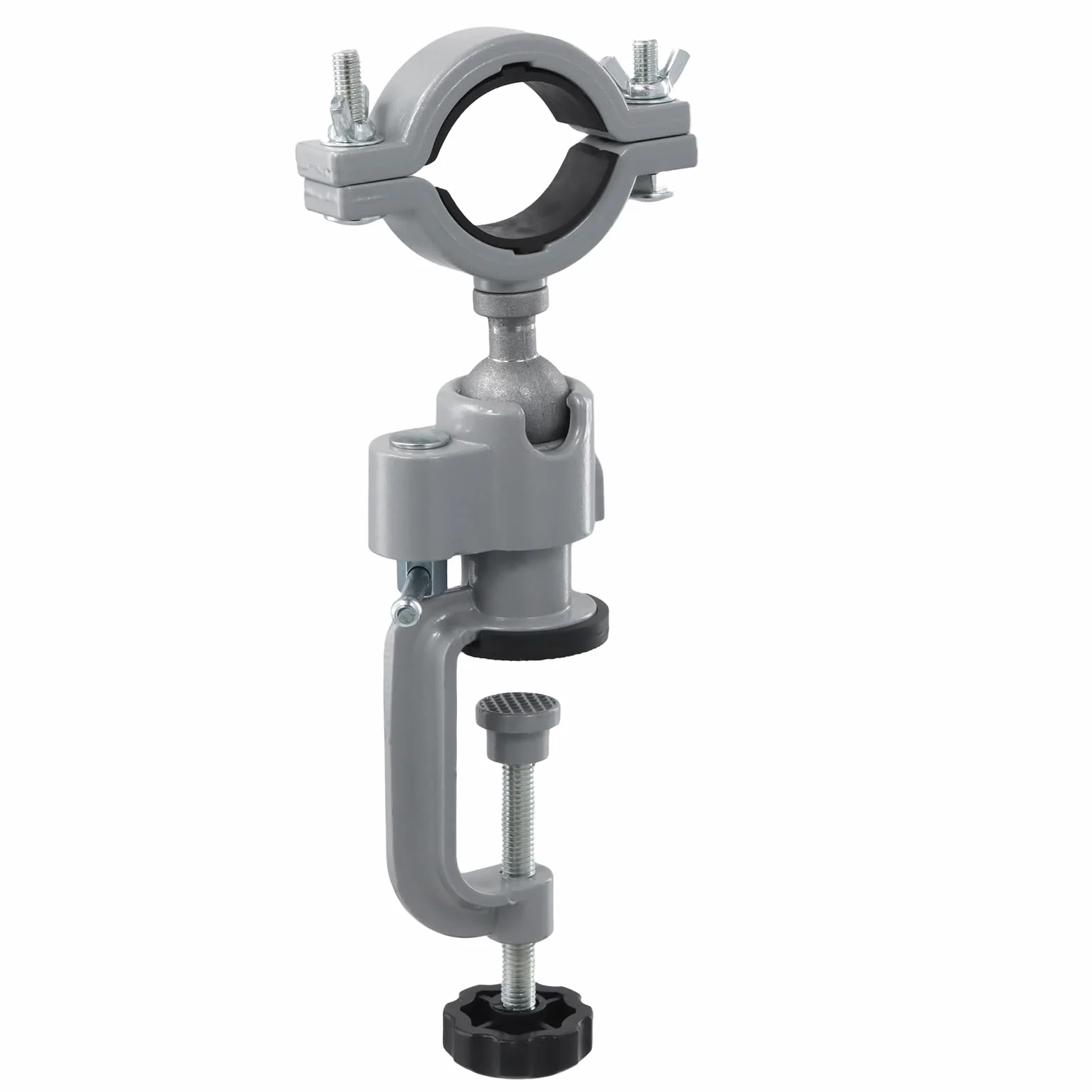 Volumoon Soporte para Taladro Eléctrico de Banco con Rotación 360 Grados y Tornillo, para Lijadora y Trabajo