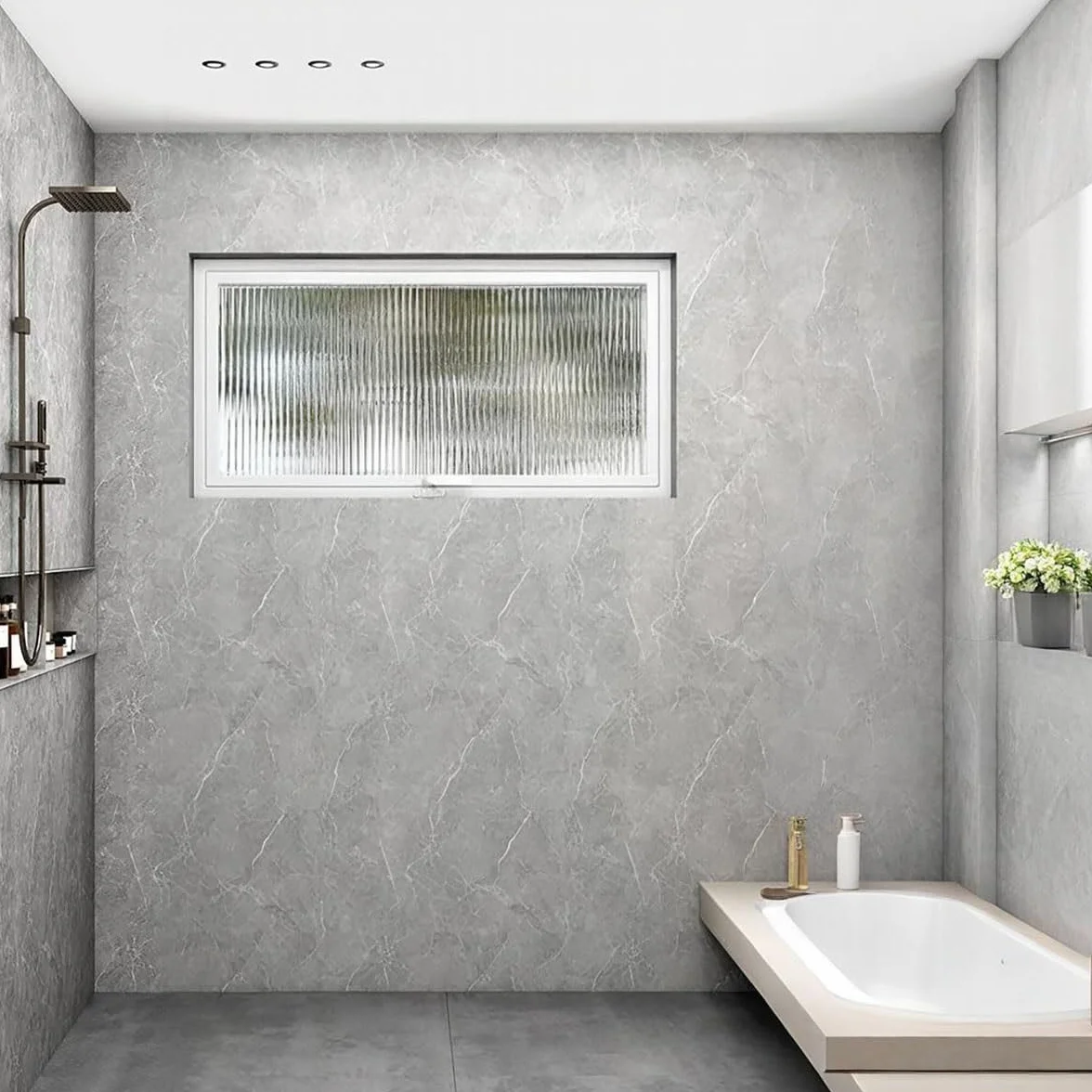 Ventana de vidrio templado giratoria de 360°, ventana de servicio corrediza vertical de aluminio con manija y cerradura, ventana de ventilación metálica empotrada para baño y cocina(White,WxH 60x30cm/