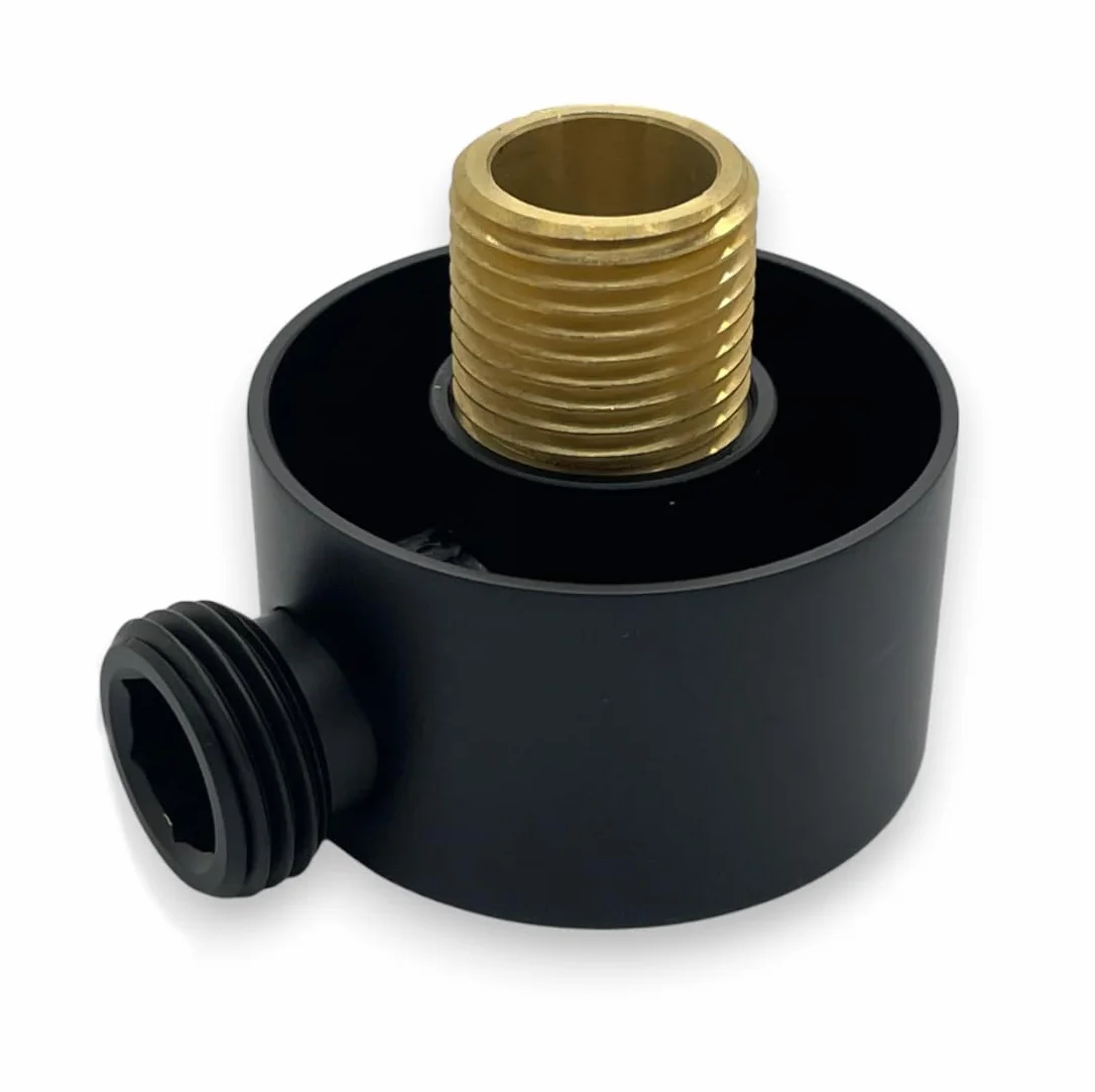 VoKs Codo de conexión de pared latón 1/2 pulgadas conector de manguera de baño