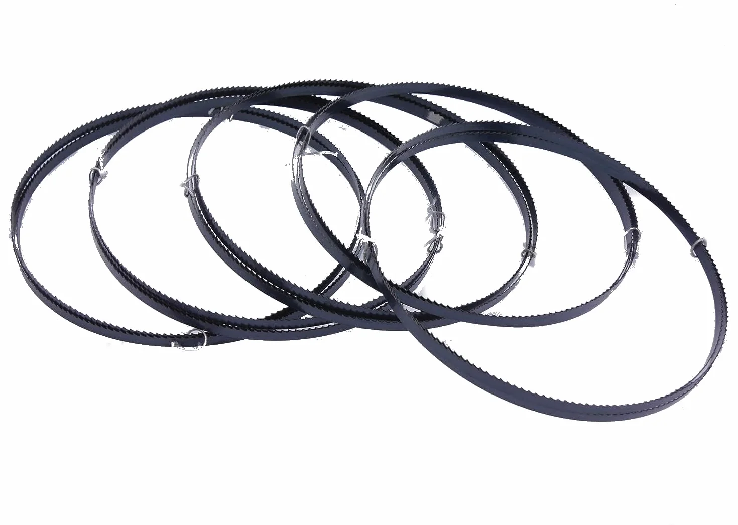 SMI - Juego de 5 hojas de sierra de cinta de madera 2240 x 6 x 0,65 mm, 6 dpp