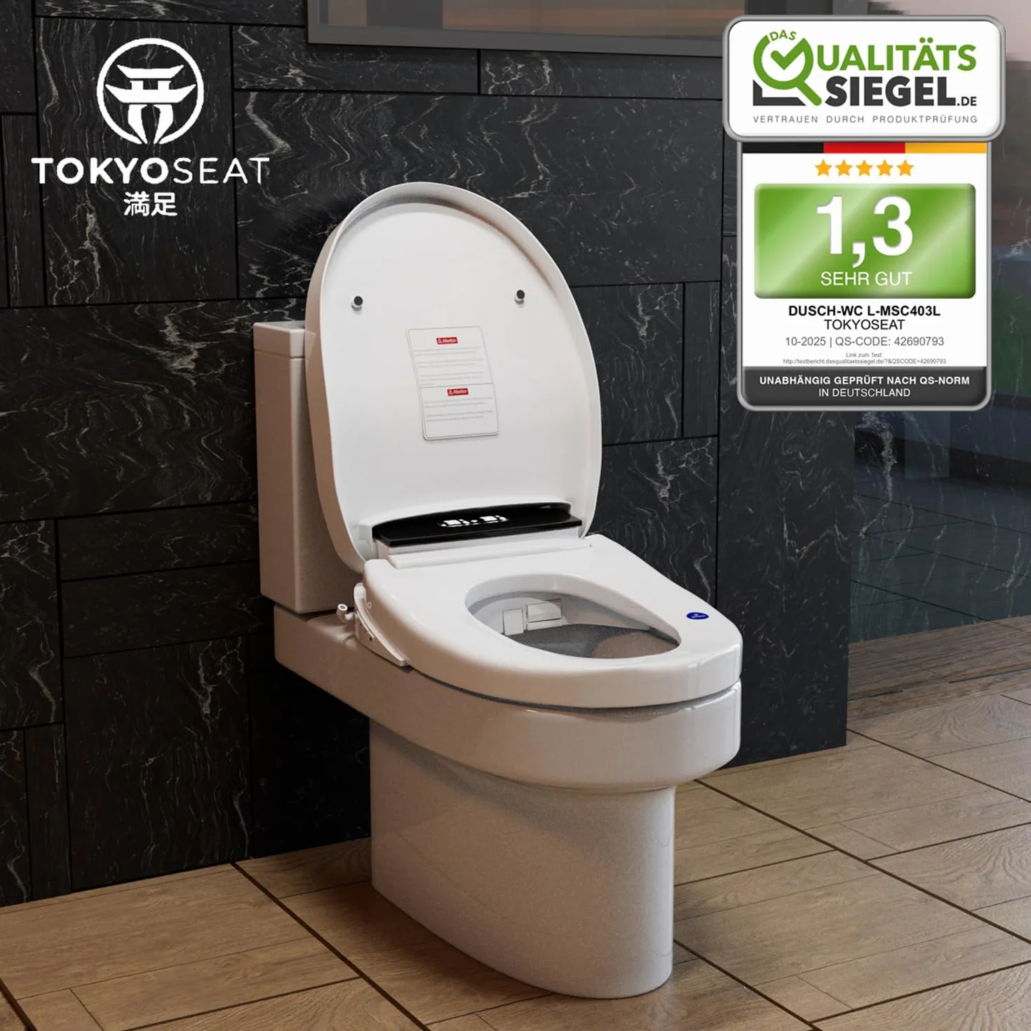 Marca Francesa : Asiento Inodoro Inteligente japones con chorro de agua caliente, Tapa WC Japonesa Calefactable, Baño japonés, Tapa de Vater japonés, Bidet electrico, Confort y Elegancia