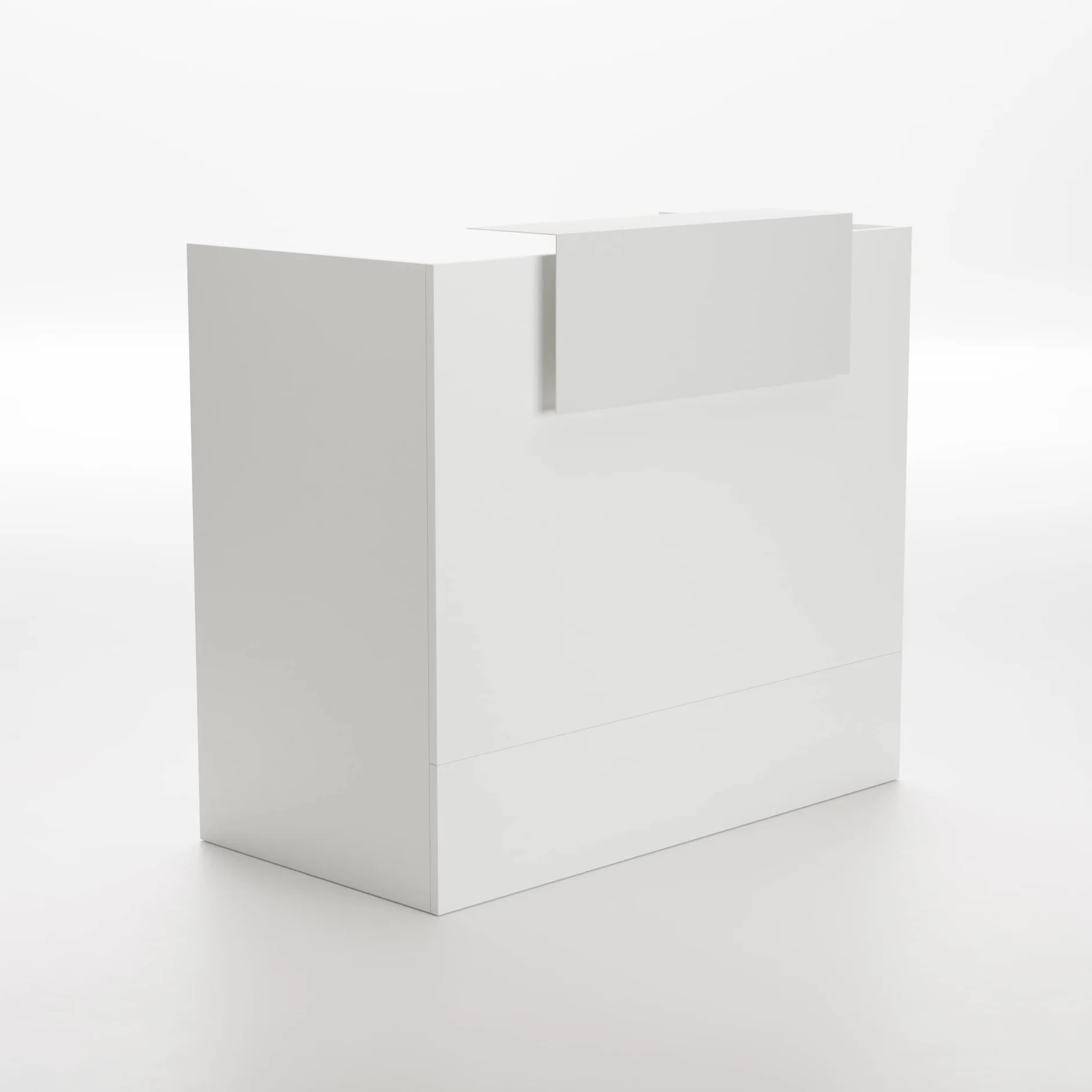 Mesa Mostrador Recepción Blanco 1400mm OFITURIA Mueble Escritorio Oficina Tienda