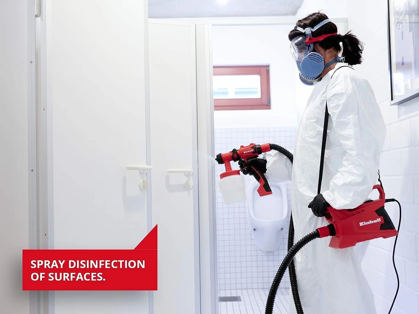 Einhell Sistema eléctrico de pulverización de Pintura TC-SY 700 S (700 W, Semi-estacionario, áreas de Trabajo Medianas y Grandes, para Barnices, esmaltes y Pinturas para Paredes Interiores)