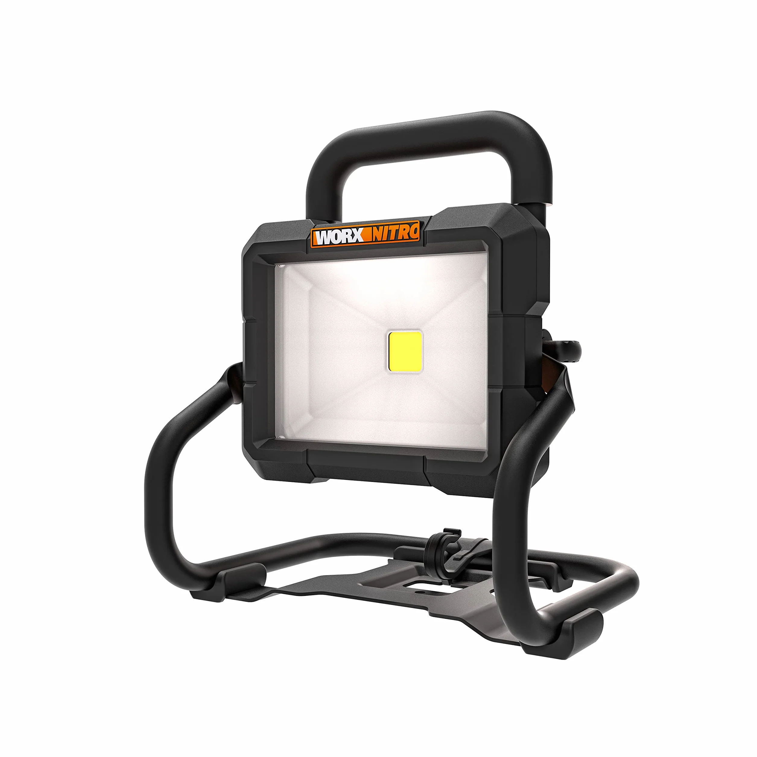 WORX Foco de trabajo LED a batería 20V, 1500 Lumen, Ángulo rotación 360º, 1,8kg, WX026.9 | Iluminación de hasta 1500 lm, cabezal orientable a 360° y formato compacto compatible con PowerShare