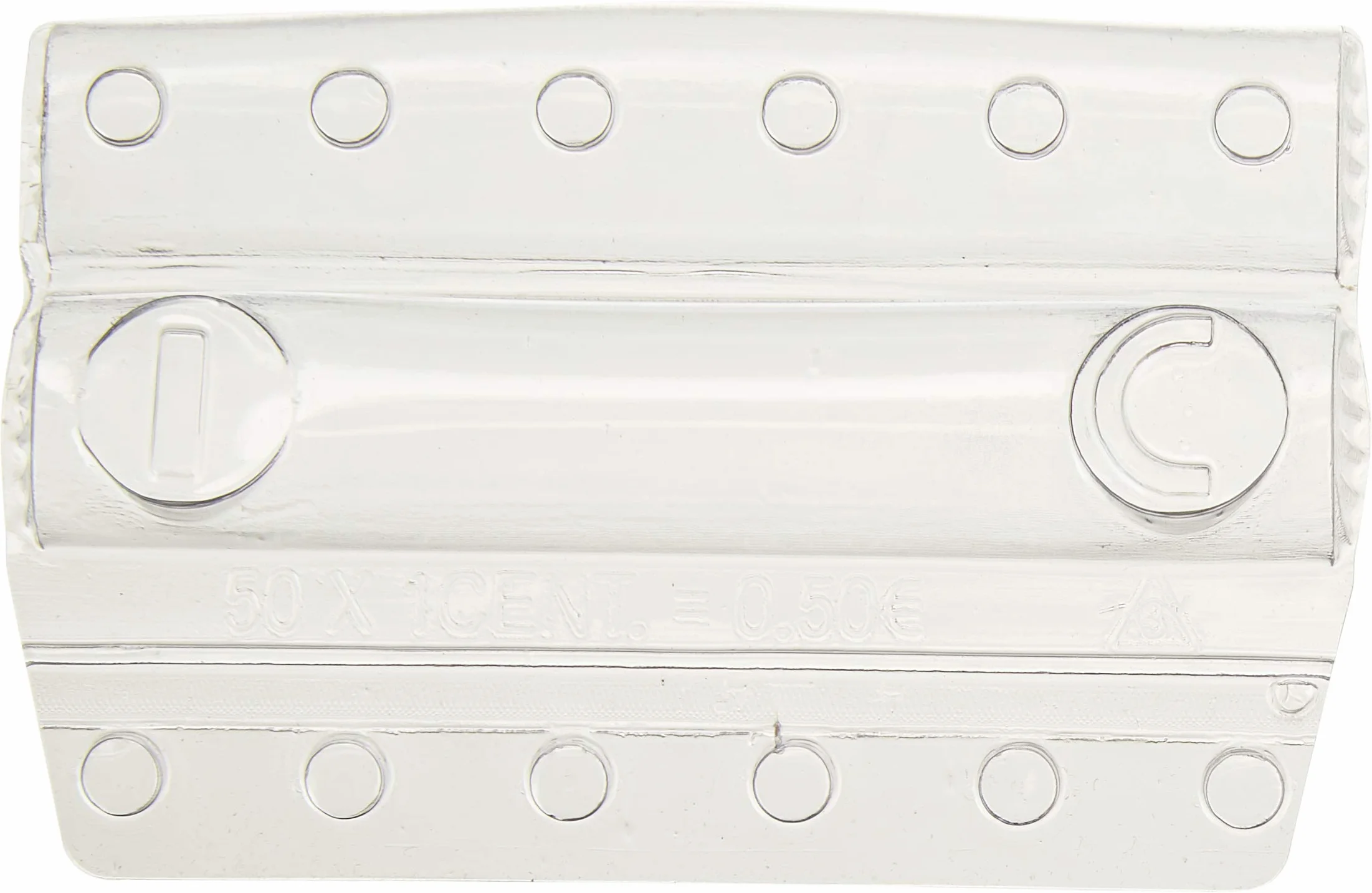 Blíster para 20 monedas de 1 céntimo - Capacidad 50 monedas - Modelo 8000/20