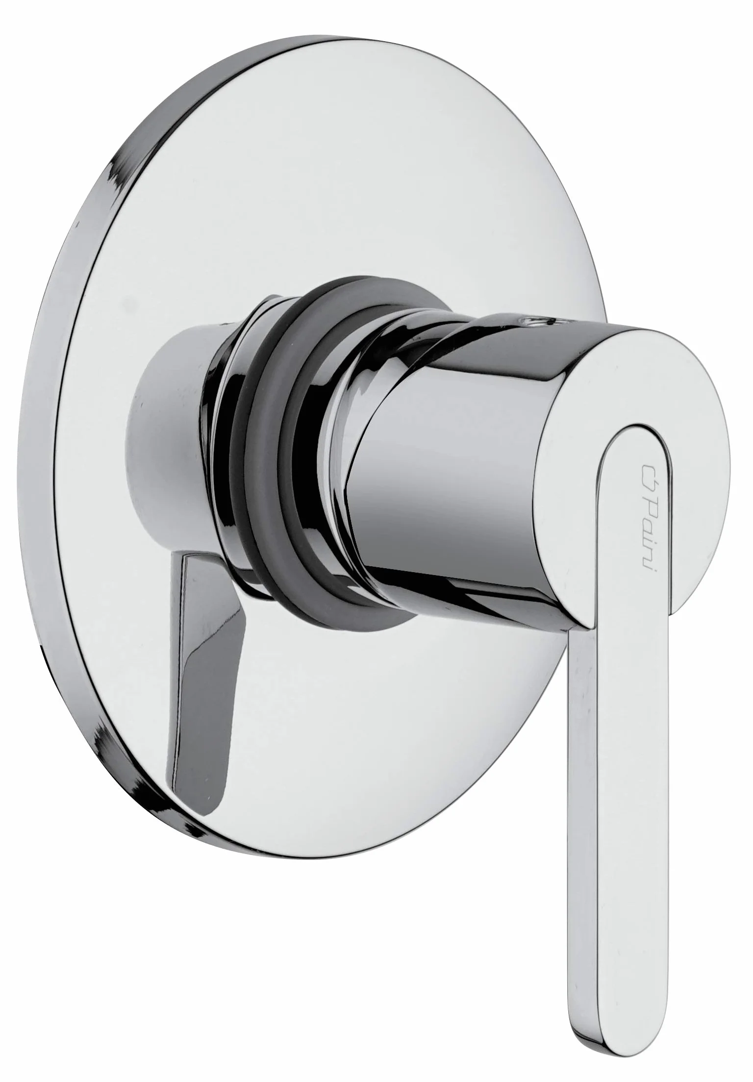 Paini - Gaia 690 Grifo mezclador de baño monomando para ducha empotrado, acabados cromados y brillantes, diseño atractivo, fabricado íntegramente y fabricado en Italia