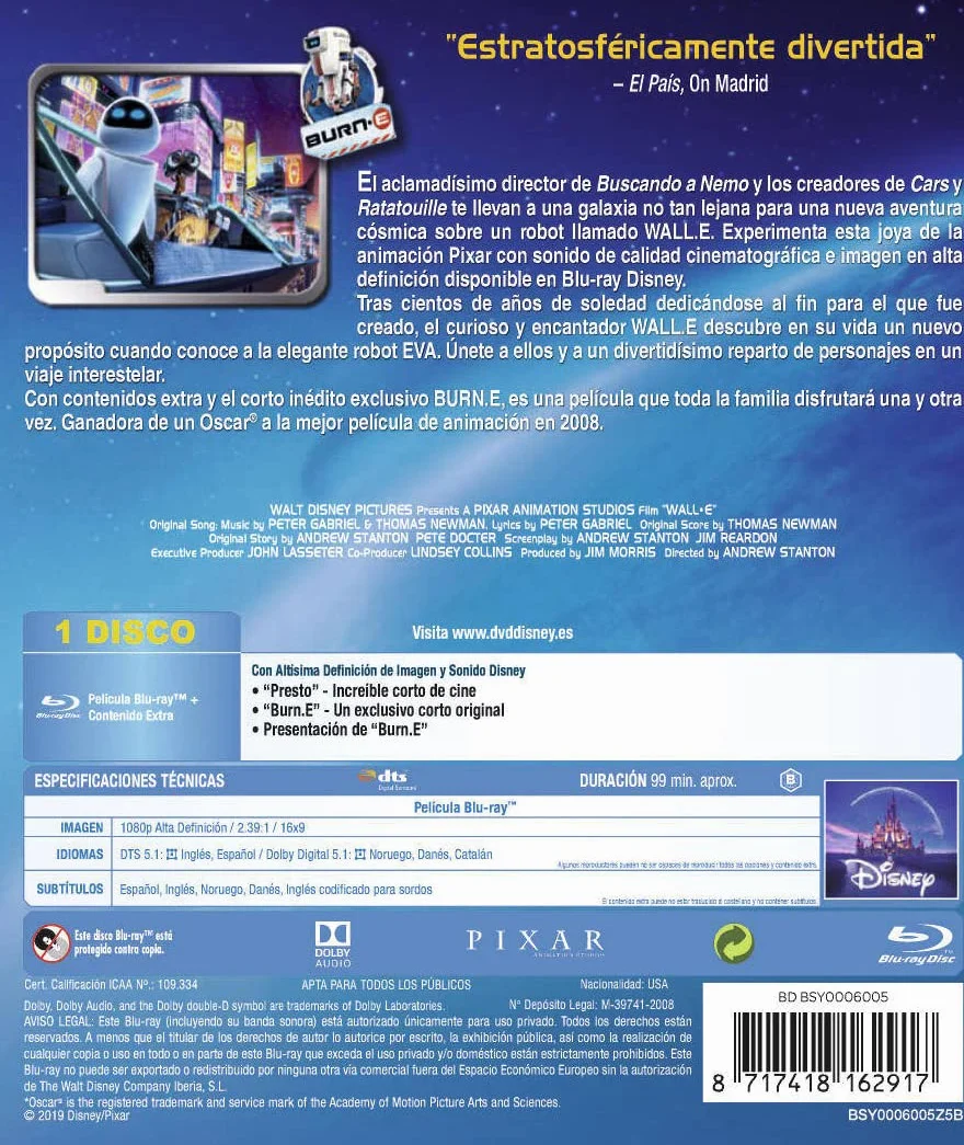 Wall-E: Batallón de limpieza Edición especial