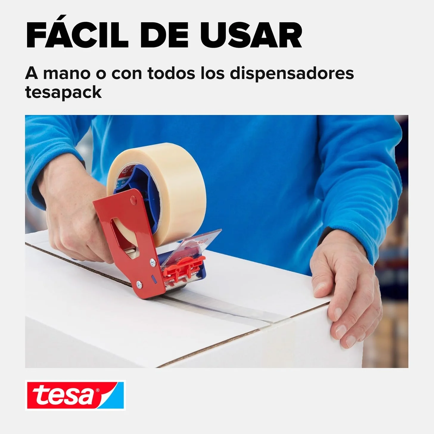 Tesa Pack Cinta Adhesiva Universal 66 m x 50 mm Paquete 6 Rollos Transparente