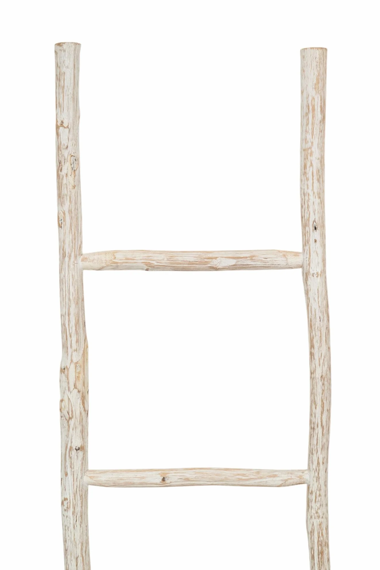 Biscottini Escalera toallero baño 108 x 32 x 3 – Escalera decorativa de madera – Toallero de bambú