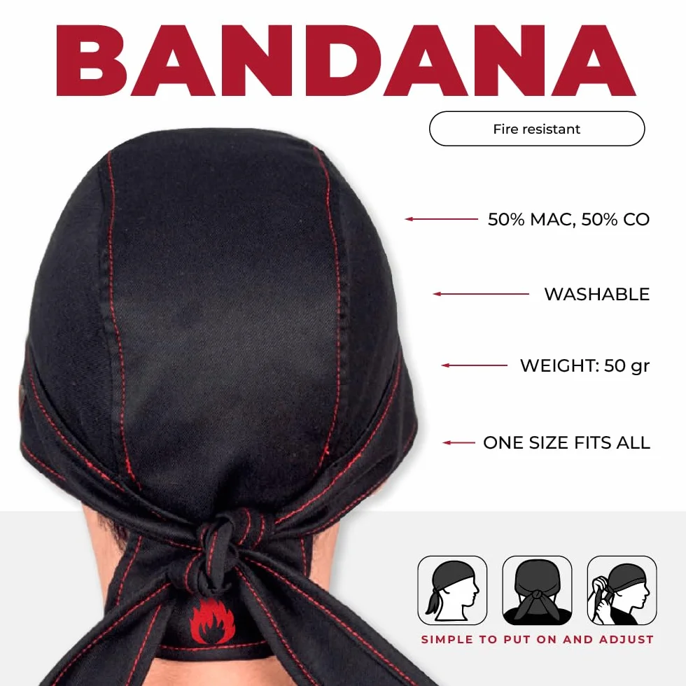 TEXFIRE Bandana Ignífuga Soldadura Ligera y Transpirable
