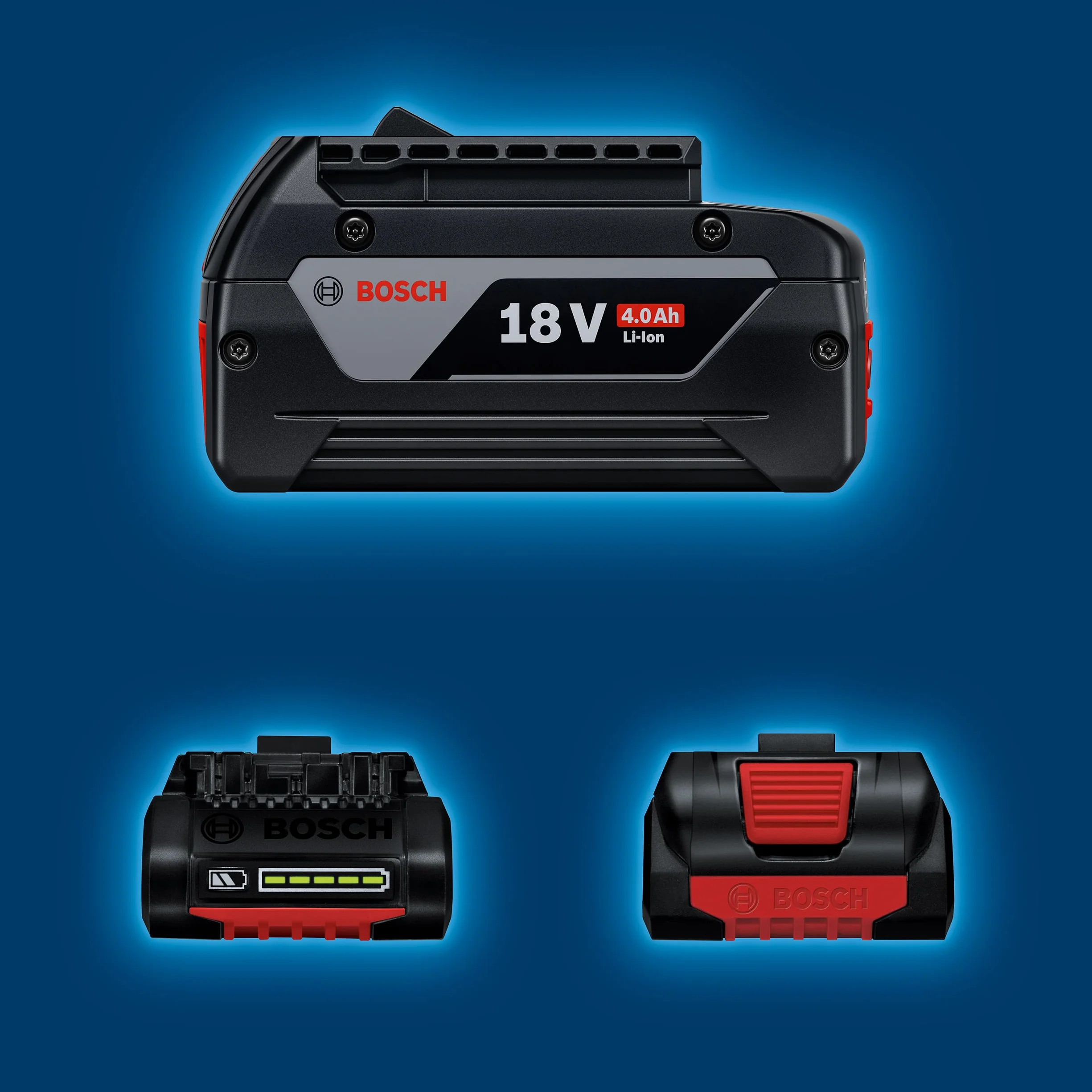 Bosch Professional 18V System set inicial de baterías: 1 batería GBA 18V 4.0Ah + cargador rápido GAL 18V-40