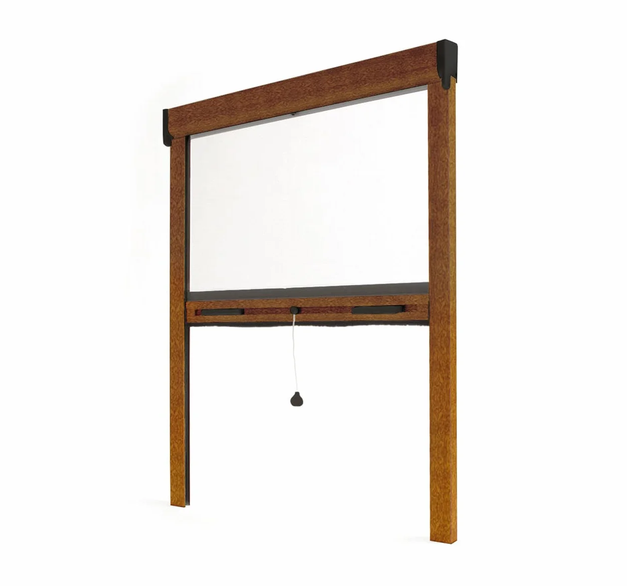 Mosquitera ventana y puerta aluminio (Roble dorado, Anch. 1500 x Alt. 1600mm - Ajustable)