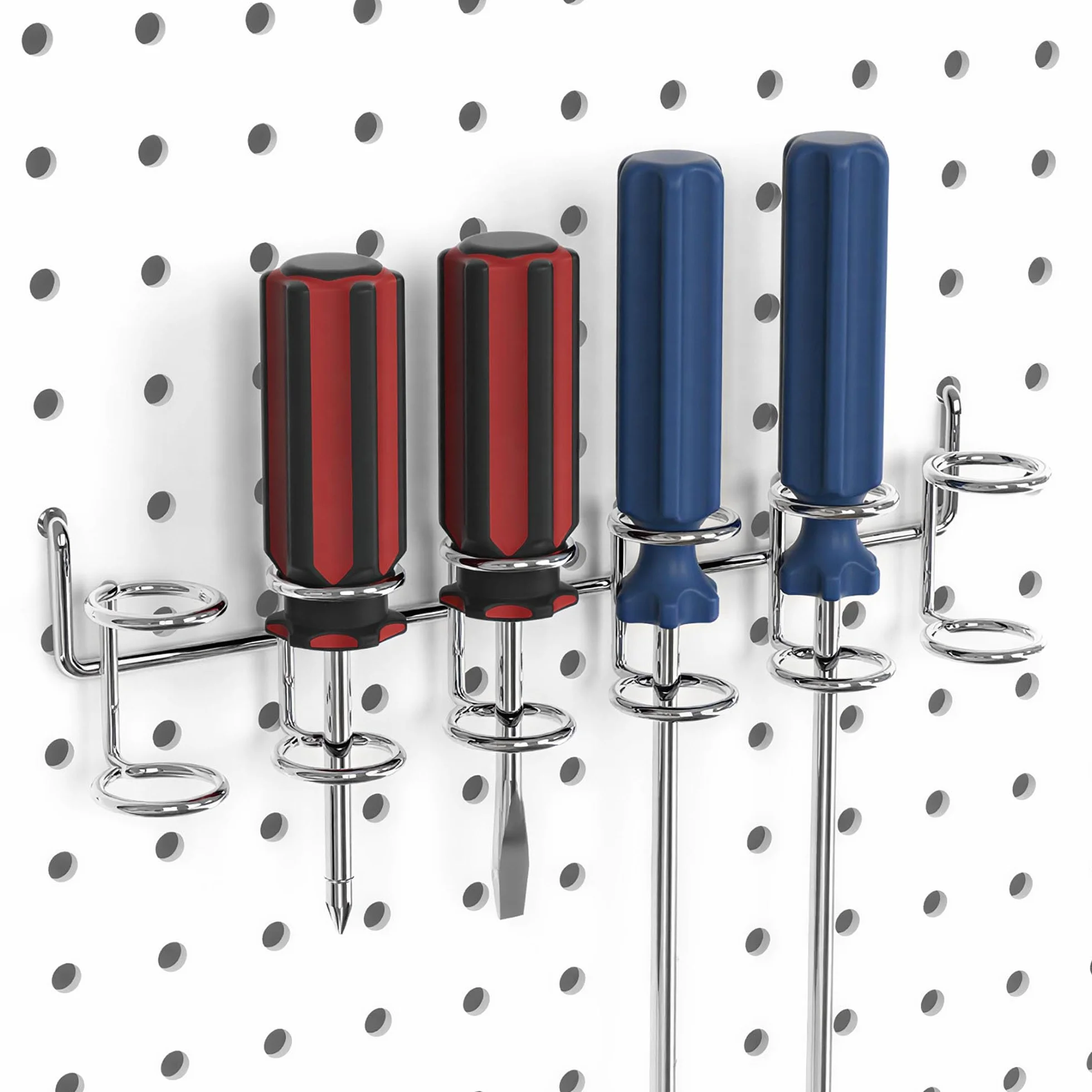 FRIMOONY Surtido de ganchos para tablero de clavijas, cubos de plástico, cerraduras de clavijas, para herramientas de organización, 140pcs