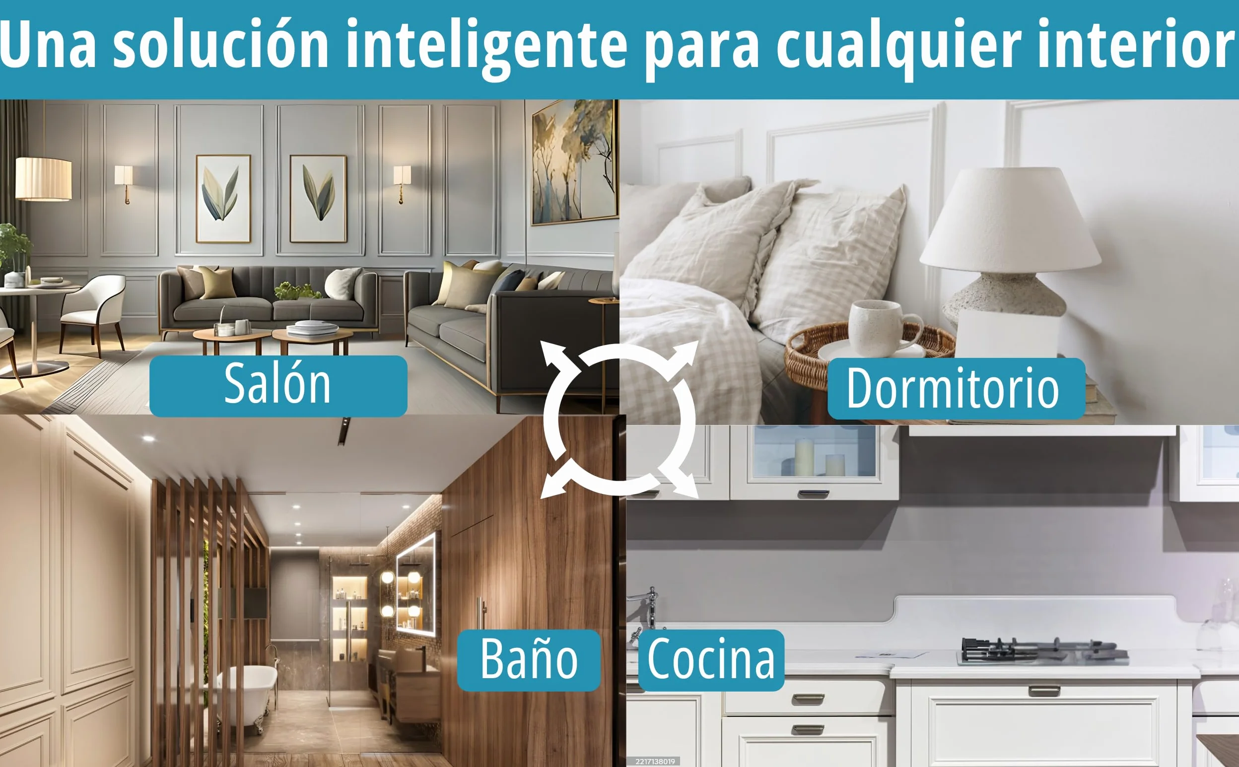Moldura decorativa de pared autoadhesiva PVC flexible 5 m x 2,3 cm blanca interior