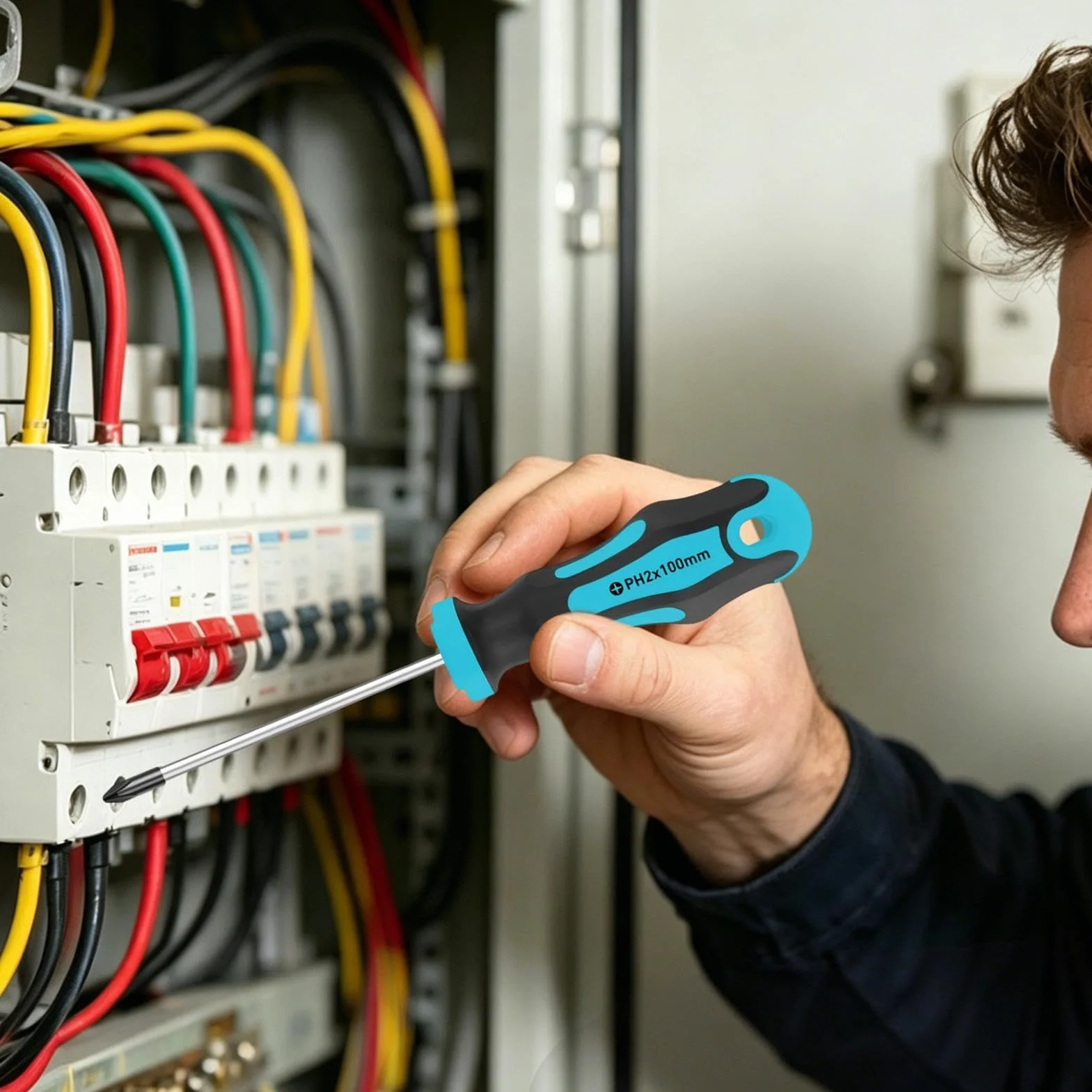 Kit de destornilladores Con Puntas Phillips Y Planas Para Reparación | Juego de 43 piezas de destornillador con imantador Para Electrodomésticos Ordenadores