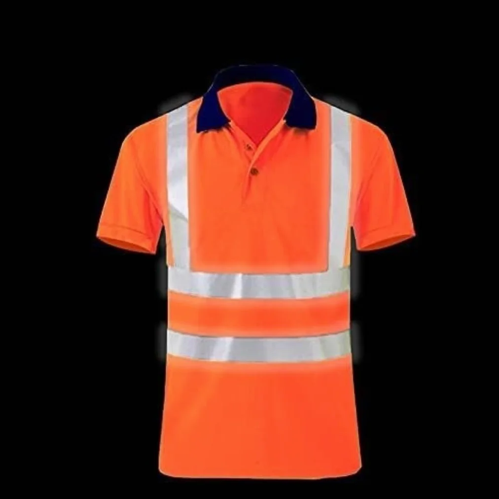 Chaleco Trabajo Chaleco De Seguridad Reflectante De Alta Visibilidad Camisas De Seguridad para Hombres Camisa Reflectante Chalecos De Seguridad De Verano Emergencia Chaleco