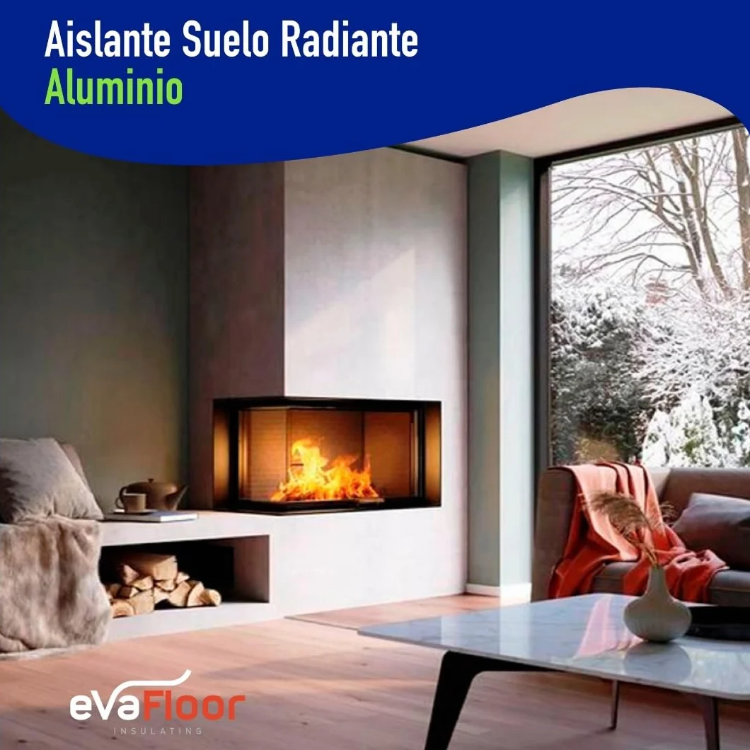 Pack 2 Aislante Suelo Laminado Radiante Aluminio 1x20 metros | Base Aislante Suelo Laminado | Fabricado con Base de Eva 2mm + Lámina Aluminio | Incluye Adhesivo