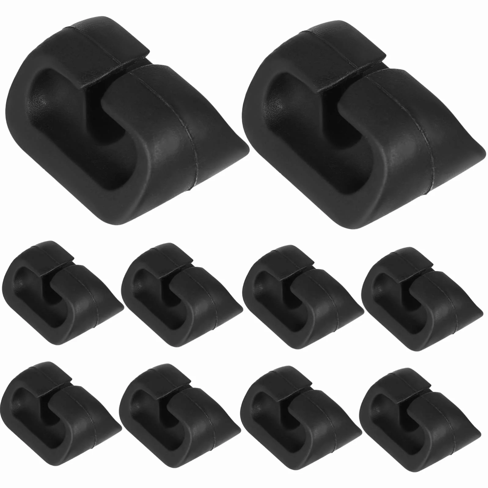 Hemobllo 5 Juegos De Clips Magnéticos Para Cables Organizadores De Cables Adhesivos Para Escritorio Mesa Hogar Y Oficina 12 Unidades X 5
