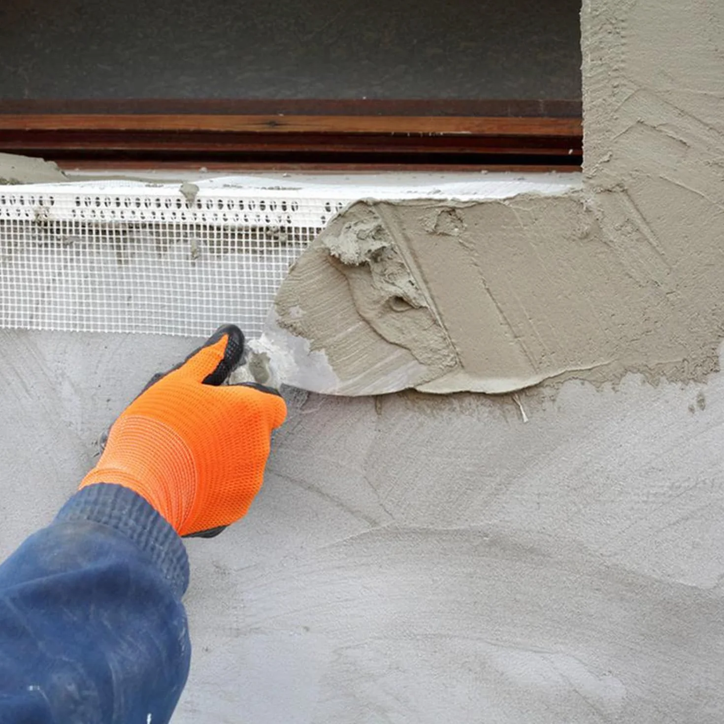 Malla de refuerzo de 160 g/m², tejido de yeso 1 m x 50 m, tejido de fibra de vidrio de 4 x 4 mm para enlucido interior y exterior, aislamiento de fachadas, protección contra grietas, rejilla