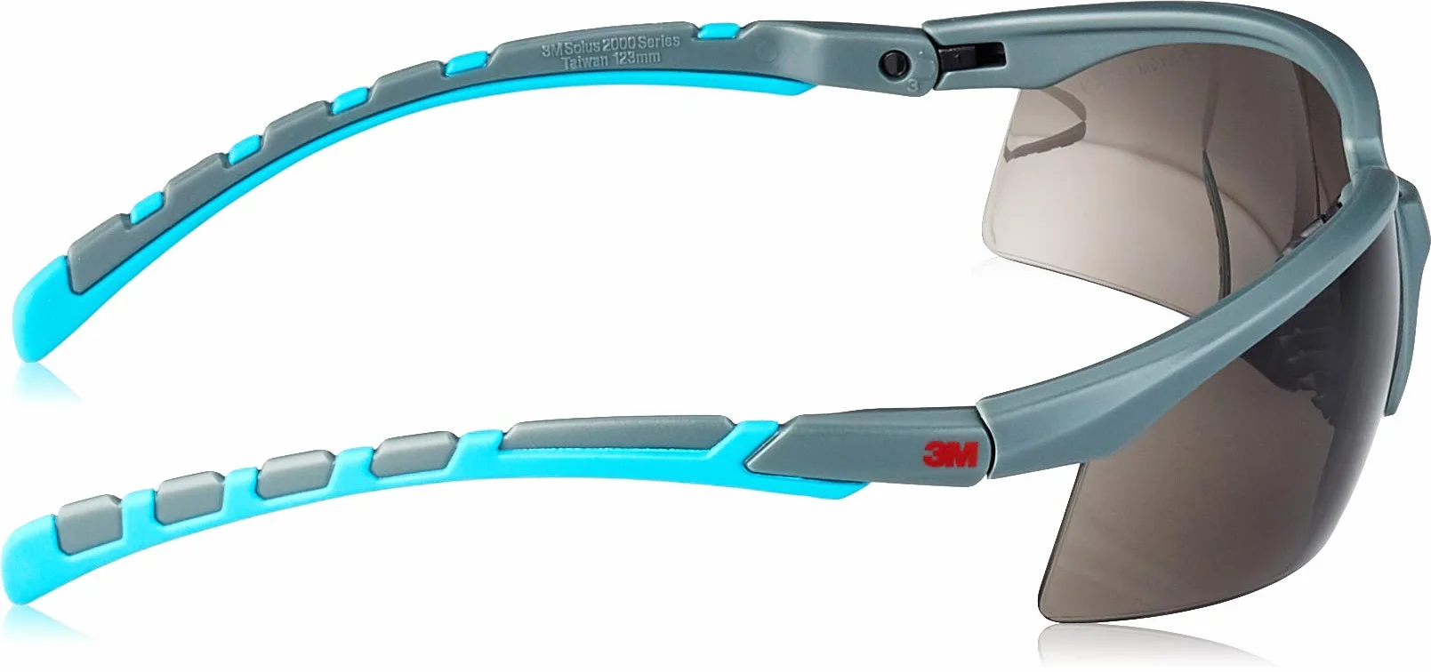 3M 3M-OO-SOLUS2002SG - Gafas de protección para ojos y cara, tamaño universal, color gris y azul acero