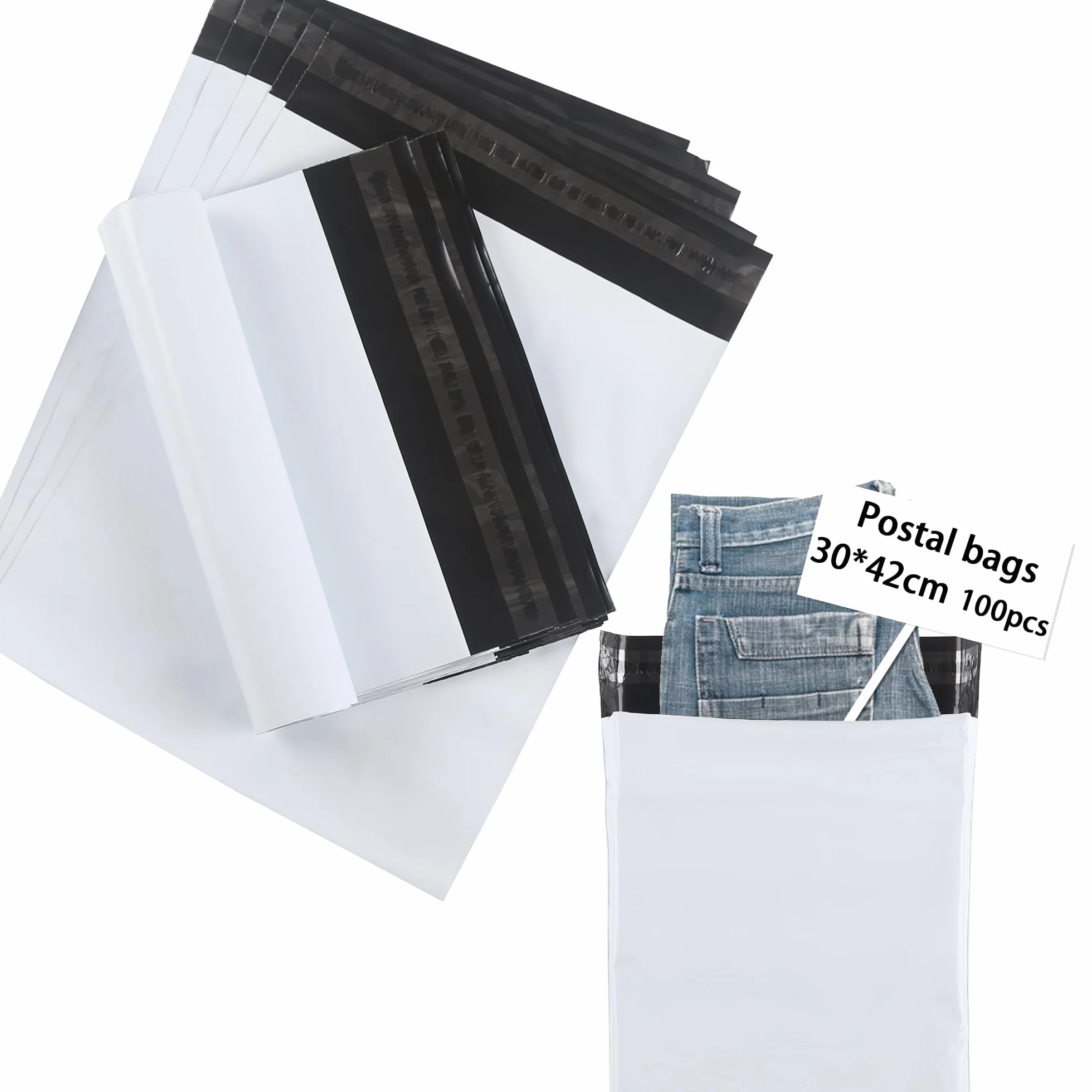 Bolsas para Envios 100PCS 30x42cm Blickdicht Selbstklebend Sobres Ropa