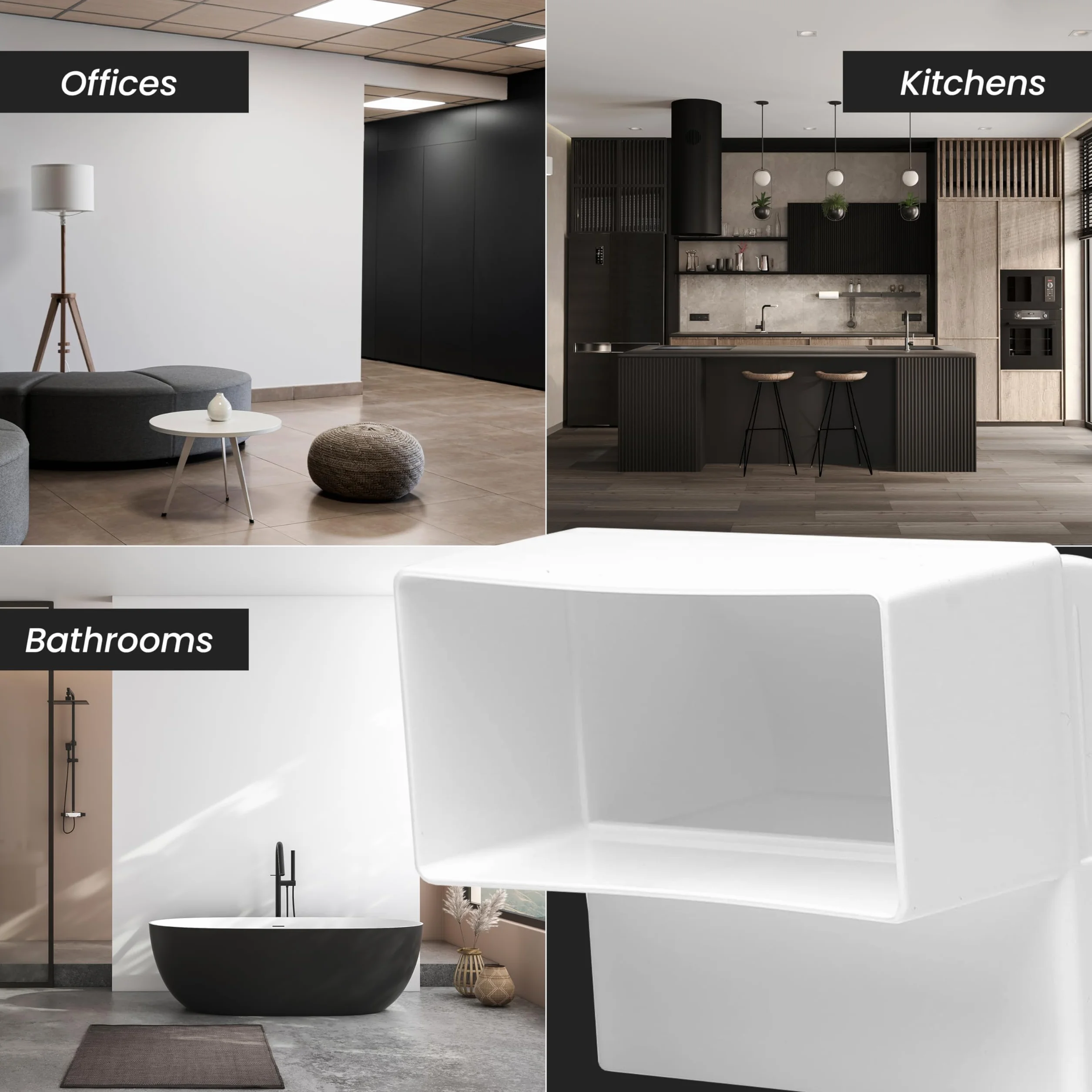 Repa Market 220 x 90 mm Codo de canal rectangular para conexión de tubería - Ángulo: 90° - Sistema de ventilación, calefacción, refrigeración - Elemento de ventilación para espacios limitados.
