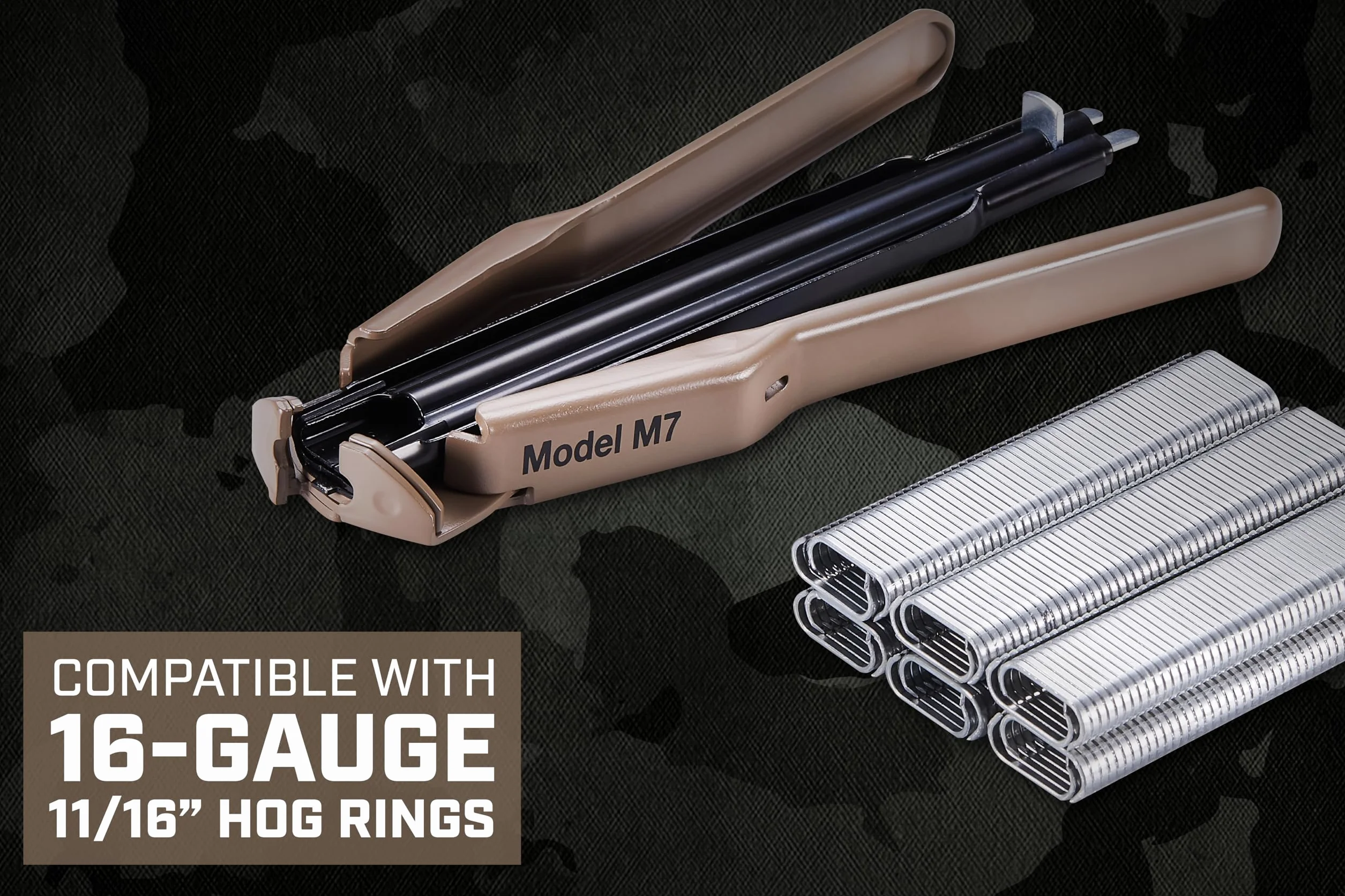 Spec Ops Tools 16-Gauge Auto Feed Hog Ring Plier, Spring-Loaded Magazine, 3% Donated to Veterans