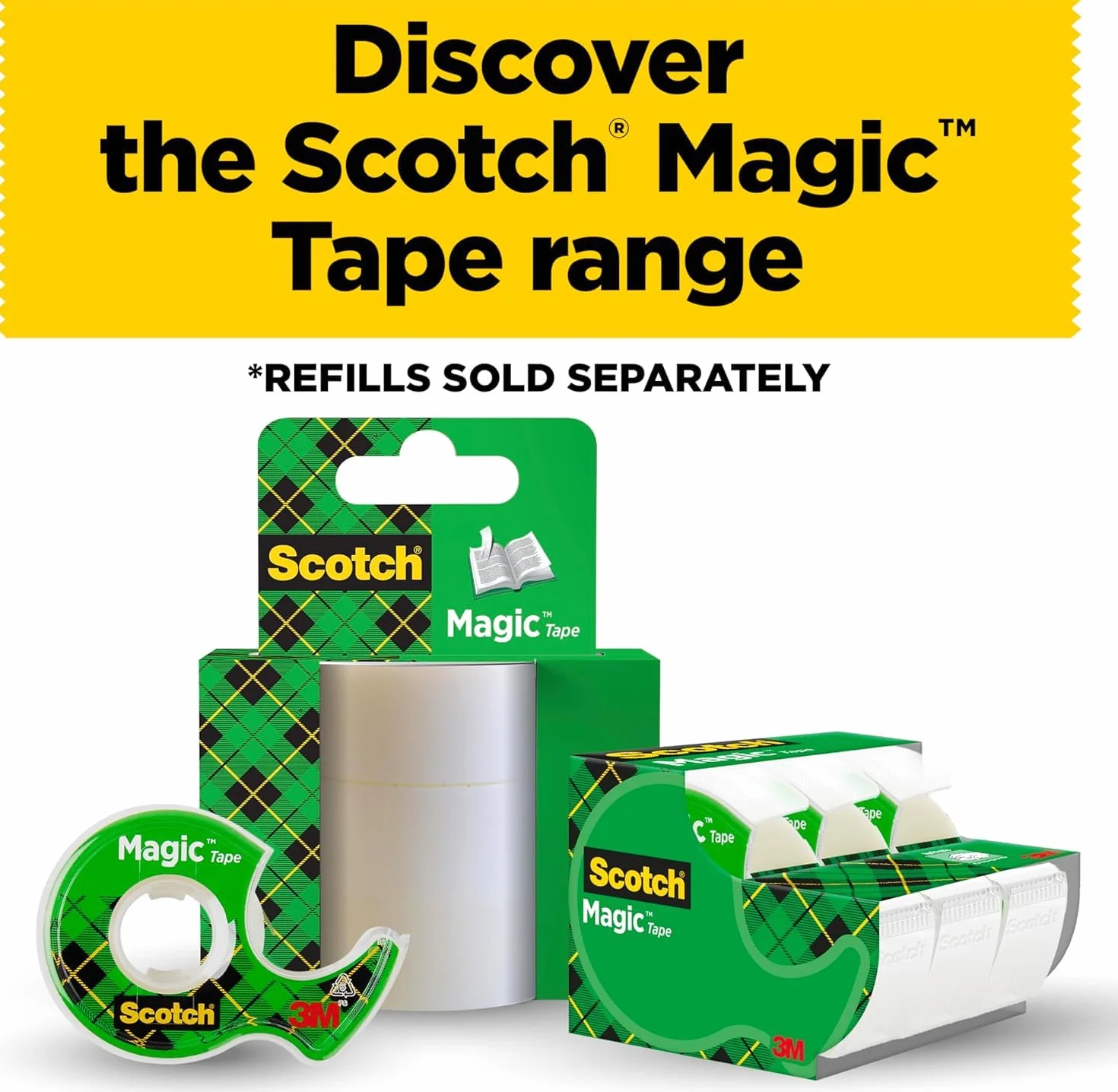 Scotch Super-Hold Cinta Adhesiva Transparente 19 mm x 25,4 m