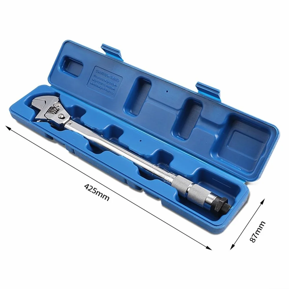 Zilimontt Llave Dinamométrica Ajustable 16 Pulgadas 19-110 N.m 30 Mm, Herramienta Multifuncional