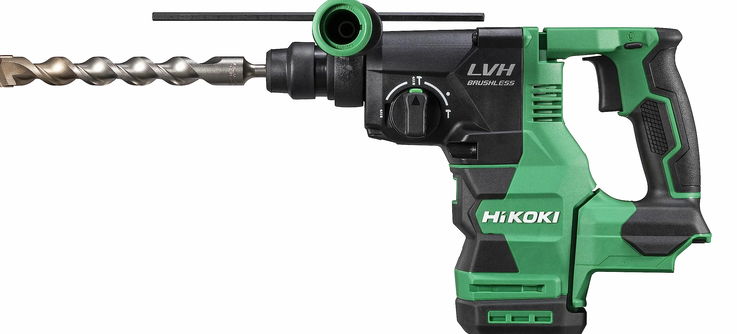 HiKOKI Martillo Perforador y Cincelador a Batería 18V SDS-Plus Motor sin Escobillas Martillo 3,2J Energía Vibración LED