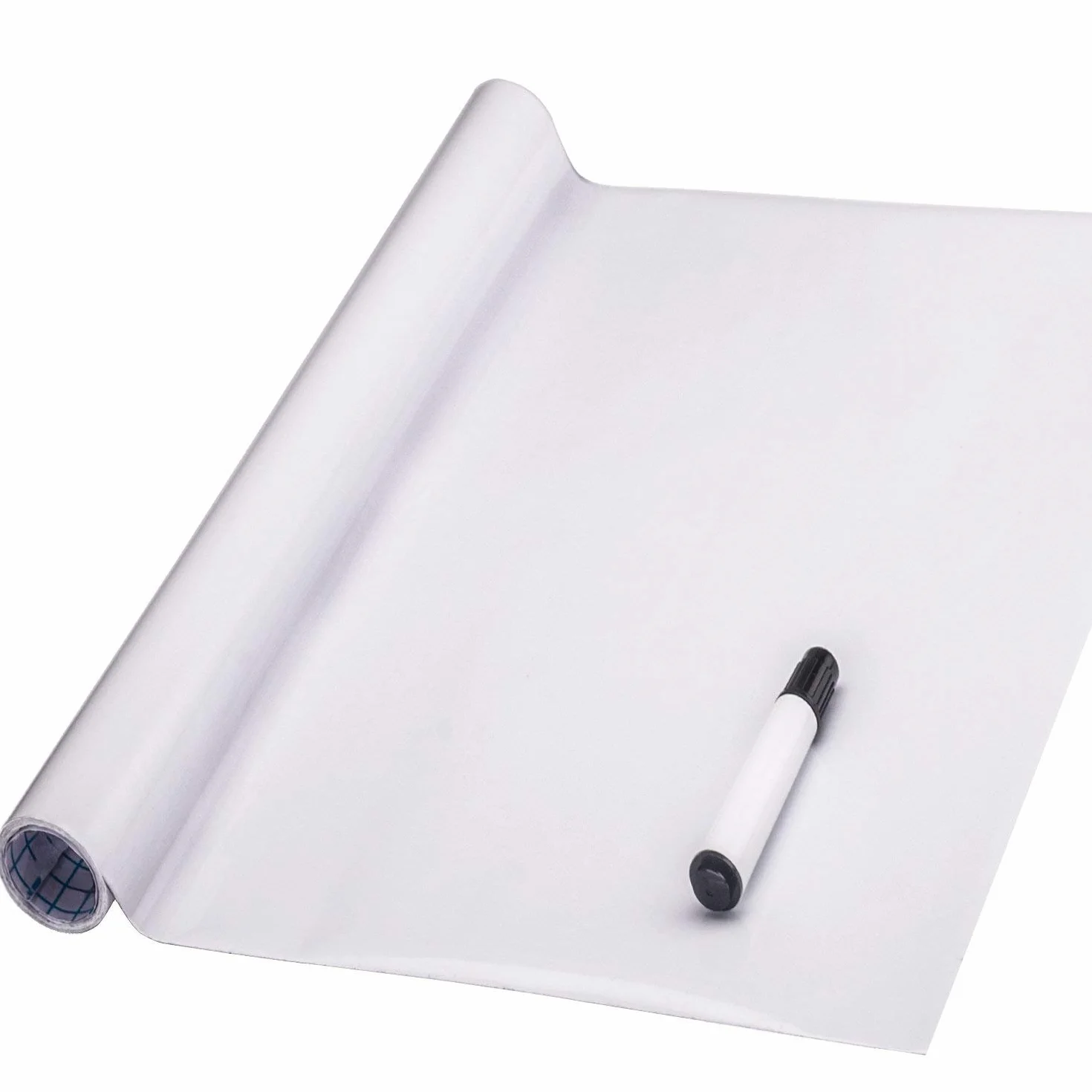 Pizarra Blanca Autoadhesiva 44x200cm Rollo Impermeable para Hogar Oficina Escuela