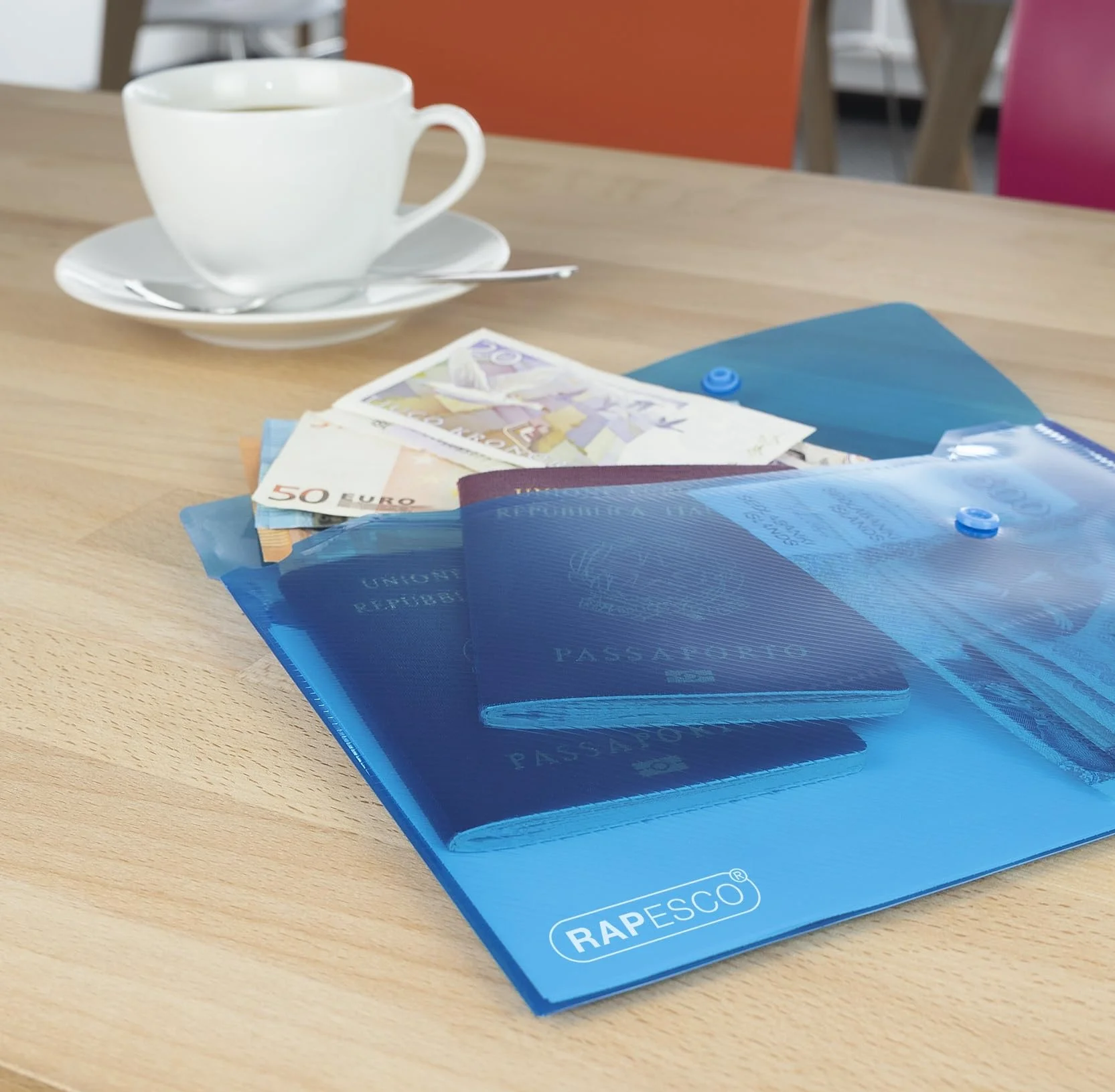 Rapesco ECO Carpeta Sobre Portafolios con Broche A5 Reciclado Paquete 10