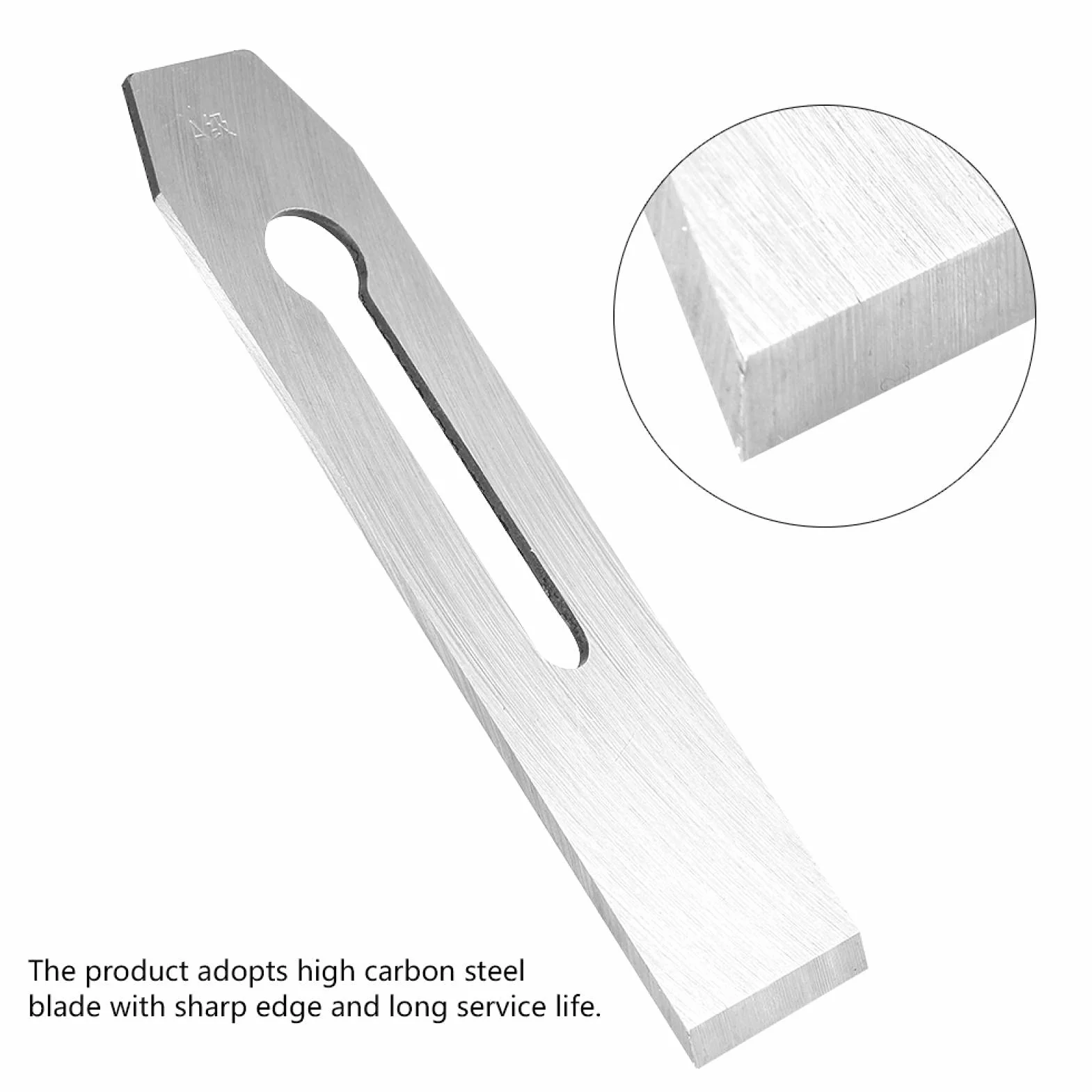 Hoja de Cepillado Manual HSS 44 mm 51 mm Cuchilla cepilladora para Carpintero Carpintería