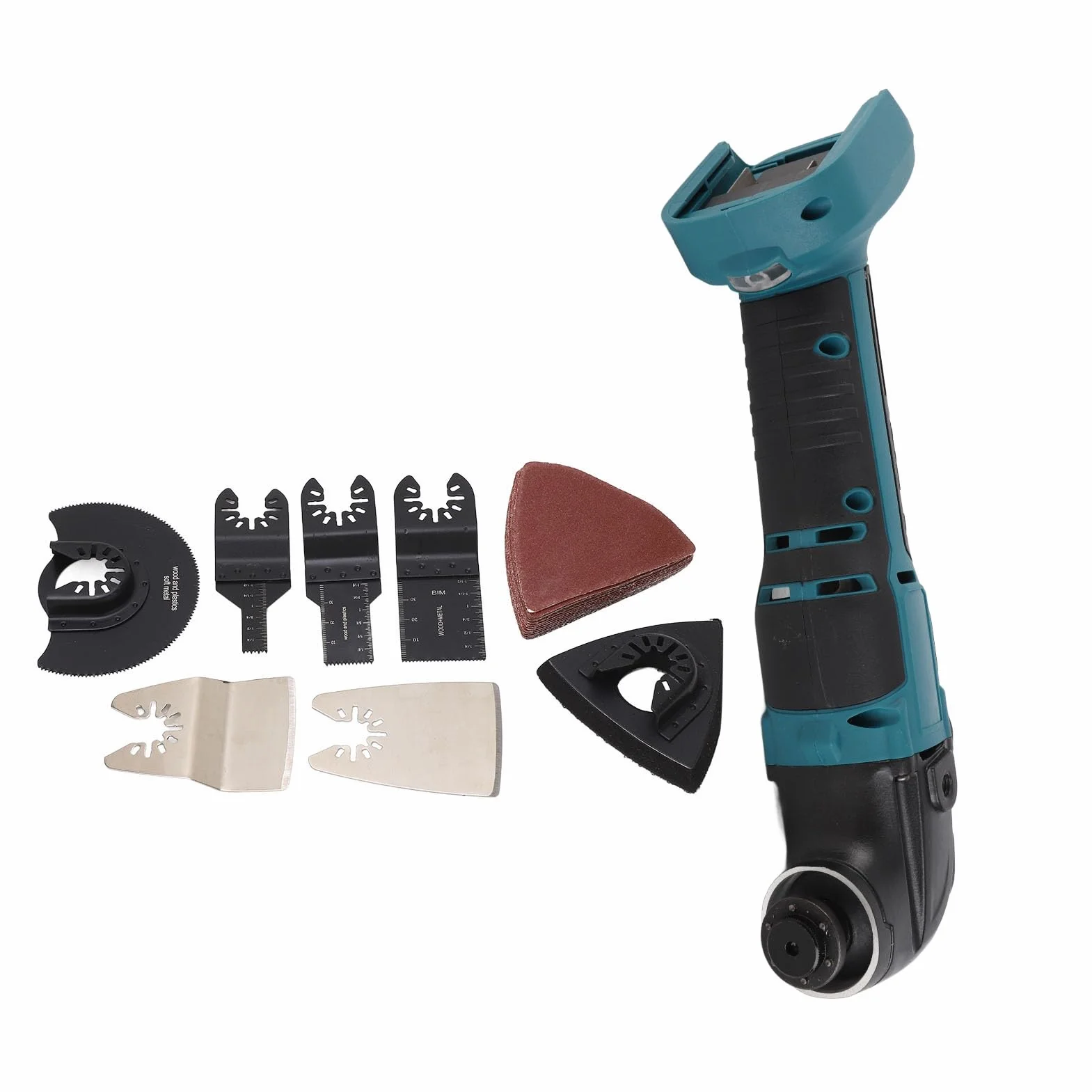 Generic Kit de Herramientas Múltiples Oscilantes Sierra Oscilante Inalámbrica de 6000 20000 Rpm para Batería de Litio Bl1830 Bl1840 Bl1815 Bl1815N de 18 V