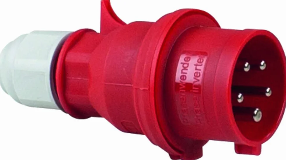 as - Schwabe 61461 - Enchufe inversor de fase CEE 400V/32, con conexión de tornillo, 400 V