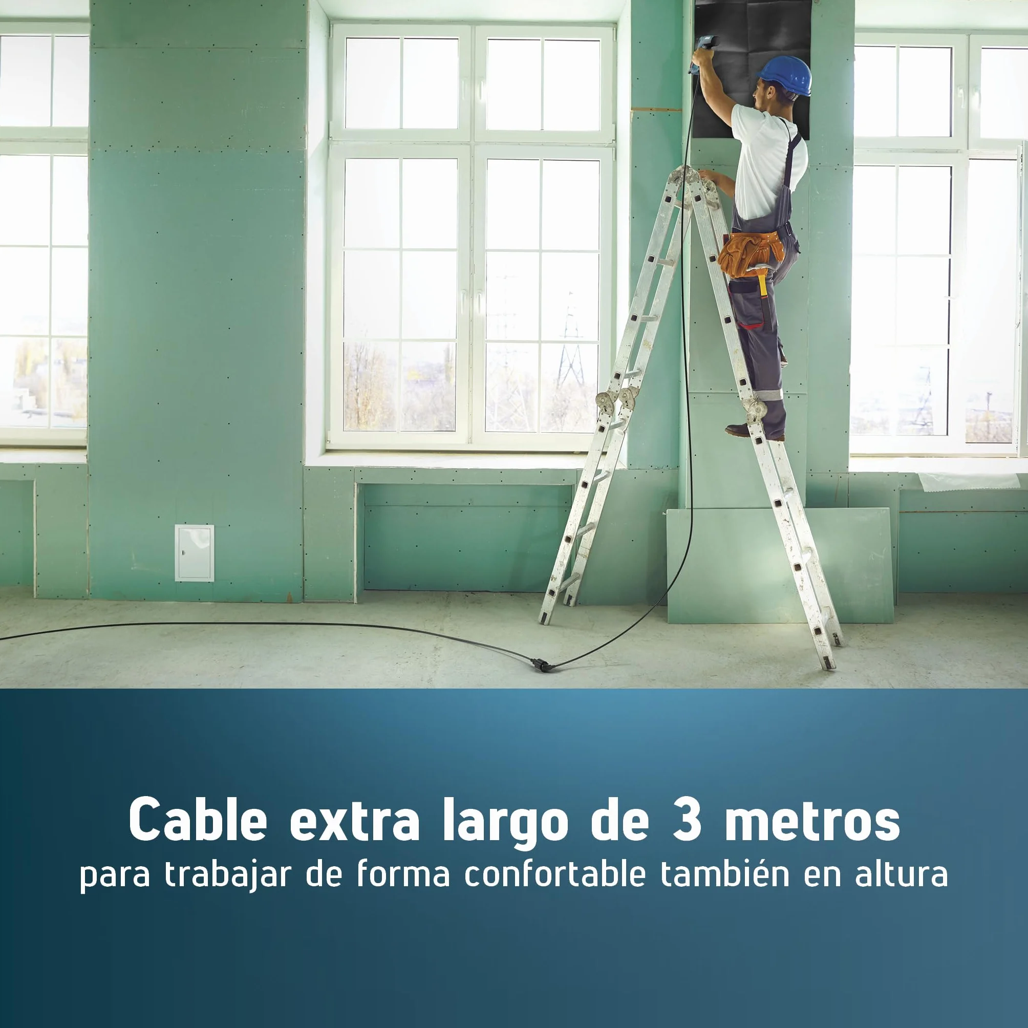 NOVUS TOOLS Juego de grapadora eléctrica J-150 con 1800 grapas, grapadora profesional y pistola de clavos con regulación de la fuerza de impacto, tope de distancia y mecanismo de carga inferior