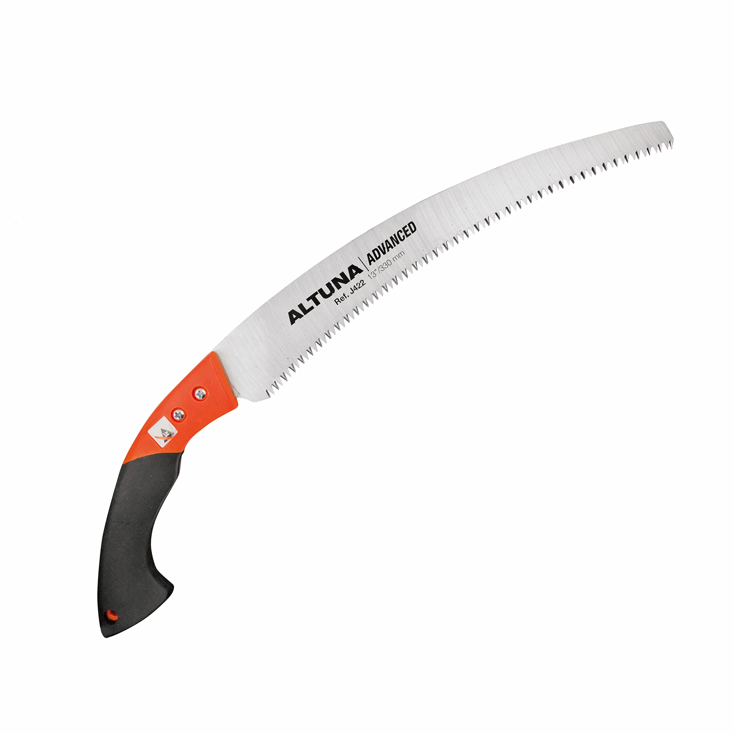 Altuna - Serrucho de Poda Sawing J422 - Empuñadura Bimaterial - Dentado Japonés - Resistente y Muy Ligero - Sierra de Mano para Madera con Hoja Rectificada - Ideal para Uso Forestal - Incluye Funda