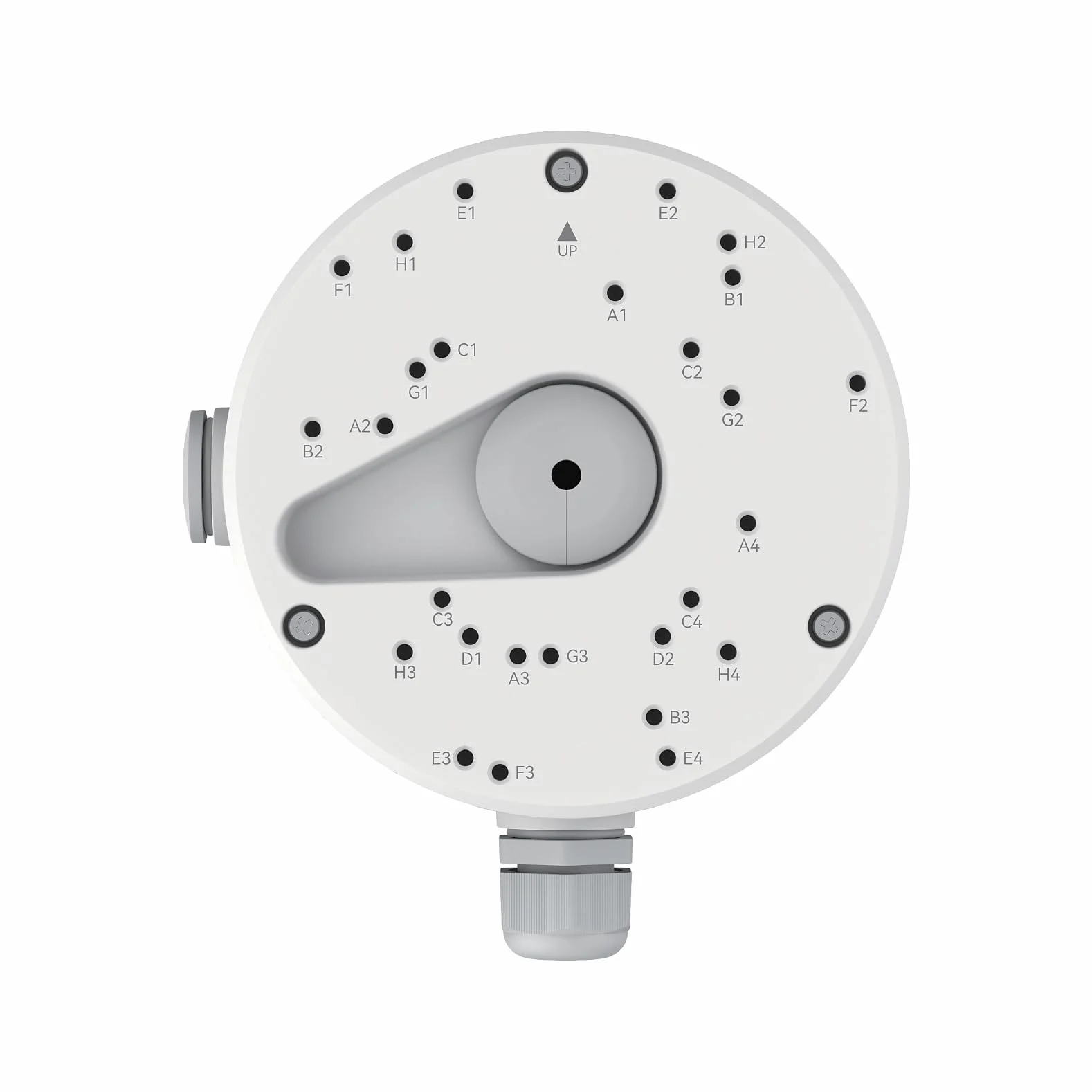 Reolink Caja de Conexiones RLA-JBL1, Sólo Diseñada Cámaras IP Domo RLC-520A/820A/1224A, RLC-840A/843A/1240A/840WA/843WA, RLC-823S1/823S2/823S1W, Duo 2V PoE & 3V PoE, E1 Outdoor Serie, FE Series