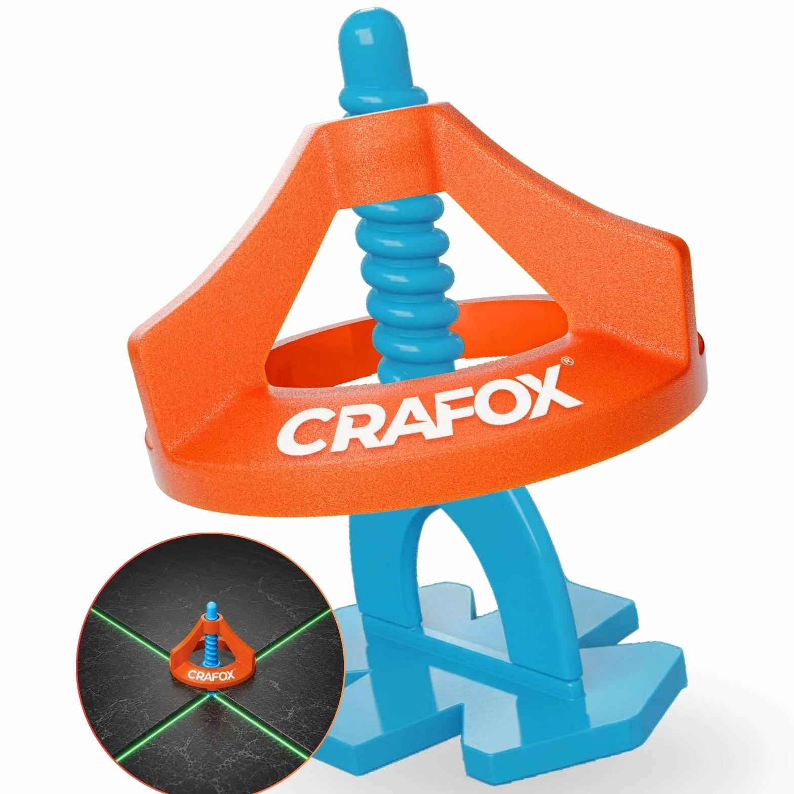 CRAFOX® Sistema de Nivelación de Azulejos 2mm SET | 150x Clips de Nivelación & 100x Tapas de Tracción Reutilizables | 250 Piezas | Herramientas para Alicatado | Niveladores de Azulejos 2mm
