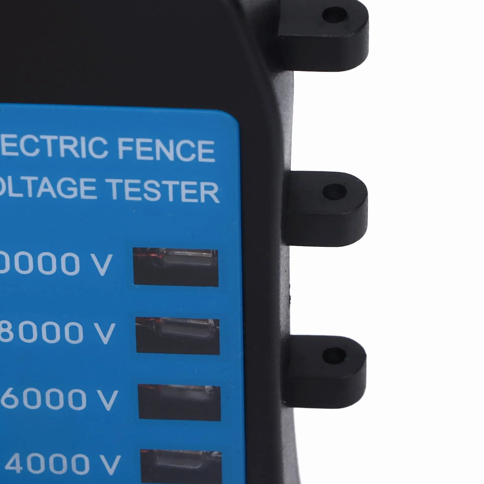 Fafeicy Probador de Cercas Eléctricas, 1000-10000V, Impermeable, con 6 Luces Indicadoras, para Granja y Ganado