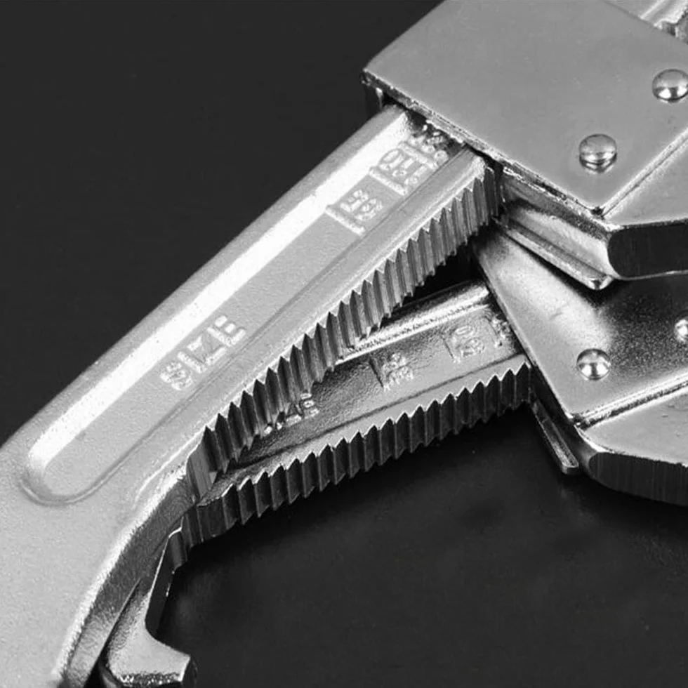 Llave de gancho ajustable, llave de cabeza cuadrada, llave multifuncional en forma de C, llaves de gancho de acero al cromo vanadio, herramienta de mano para girar tuerca o perno (35-105 mm)